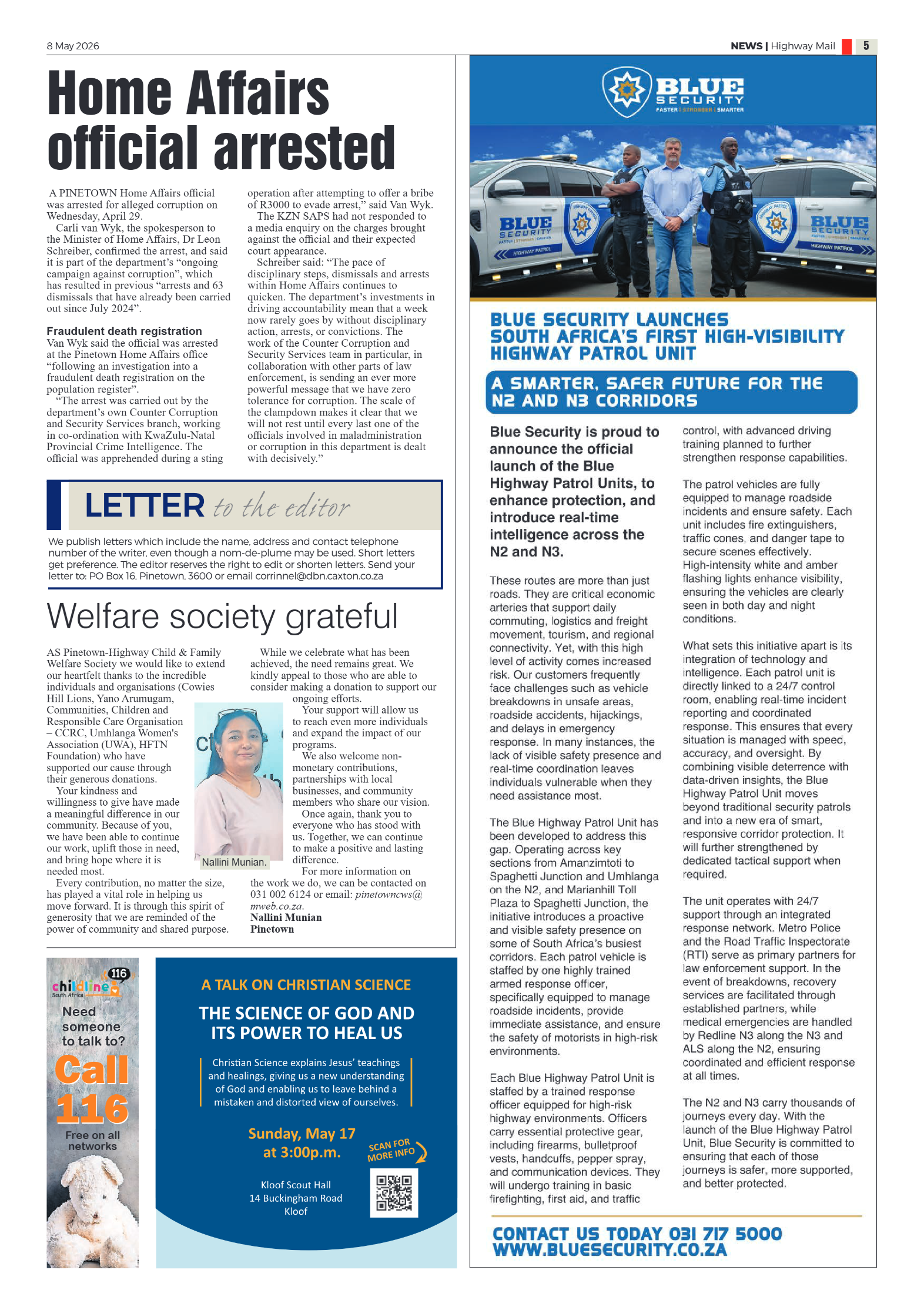 Highway Mail 08 May 2026 page 5