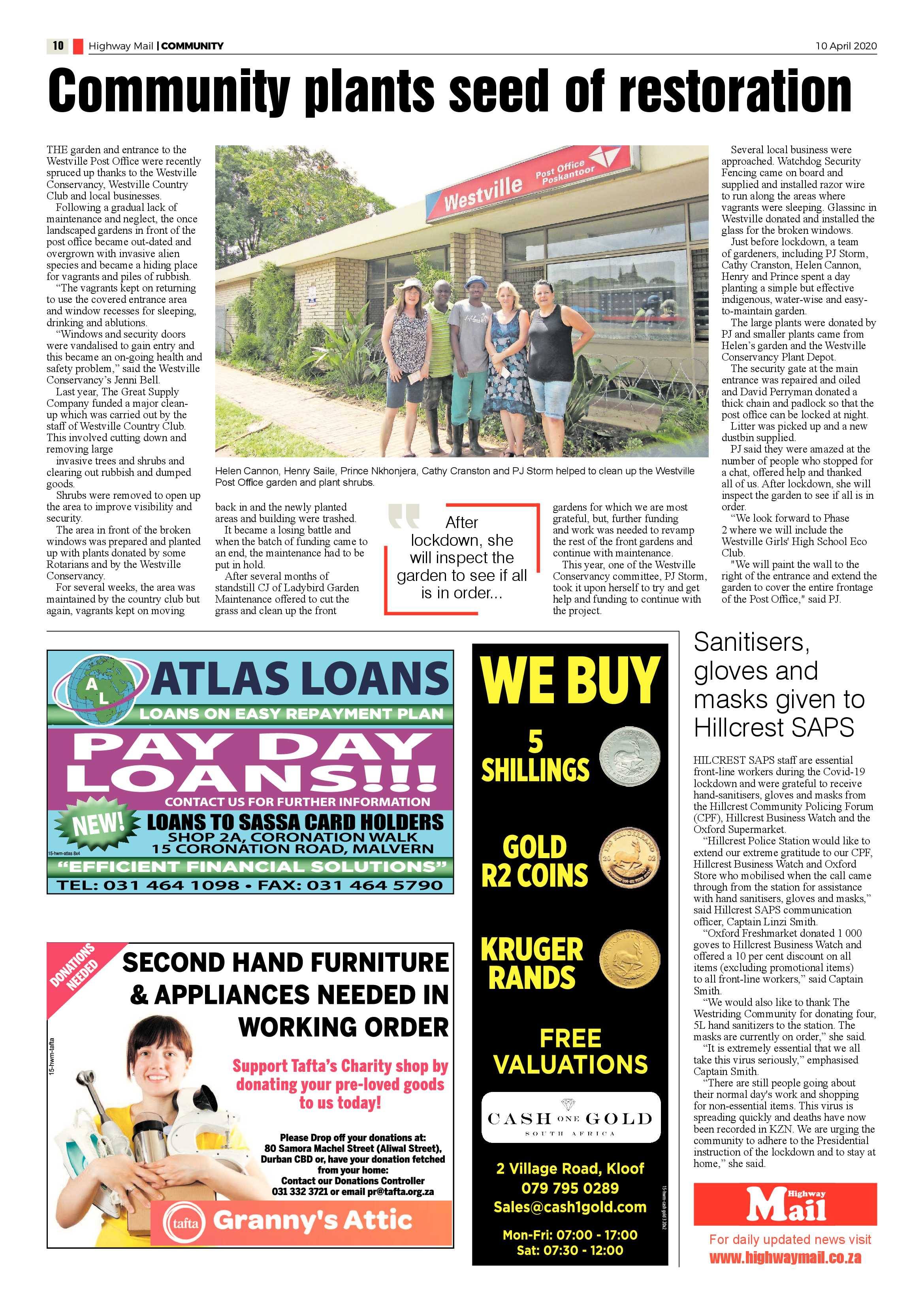 Highway Mail 10 April 2020 page 10