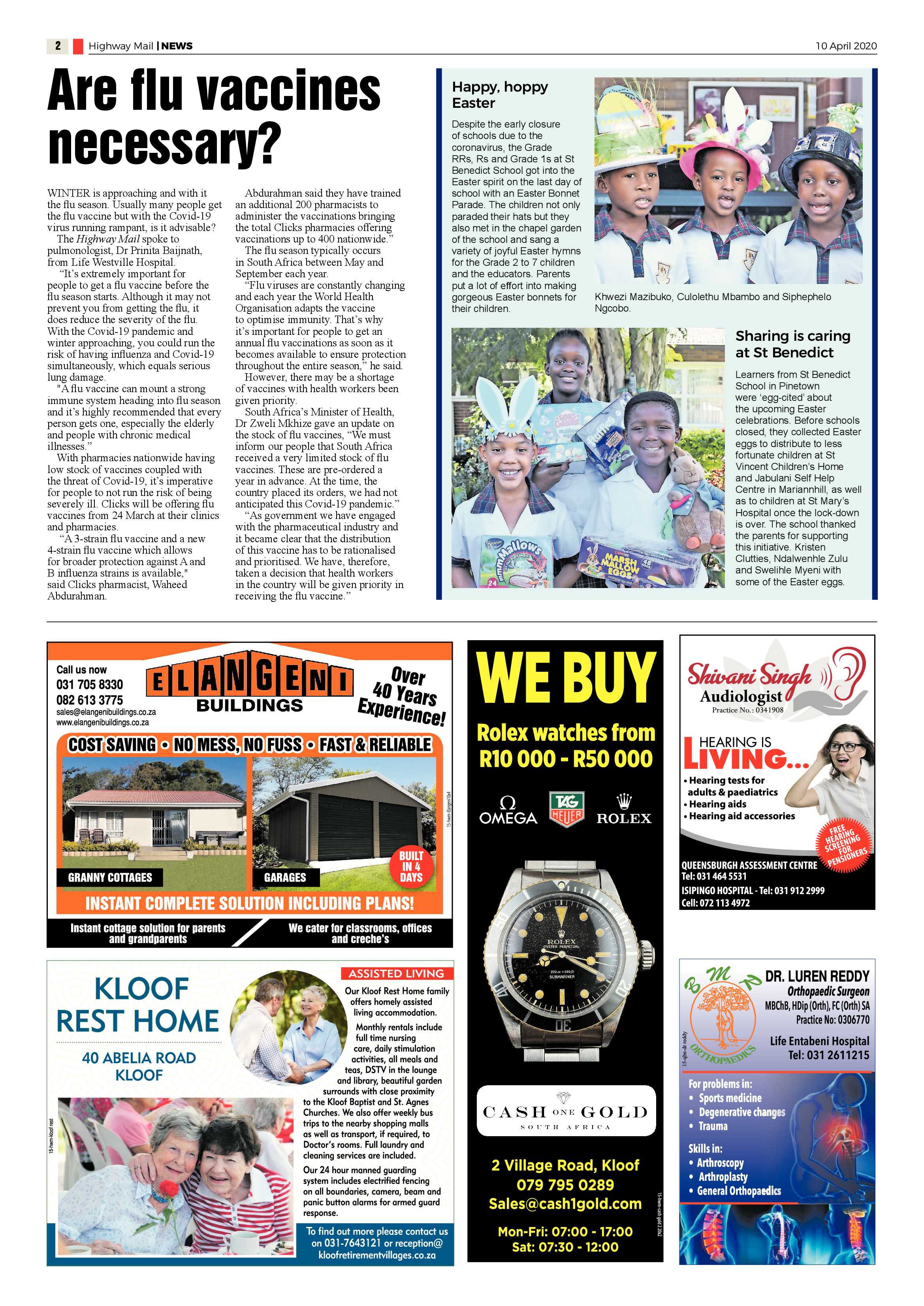Highway Mail 10 April 2020 page 2