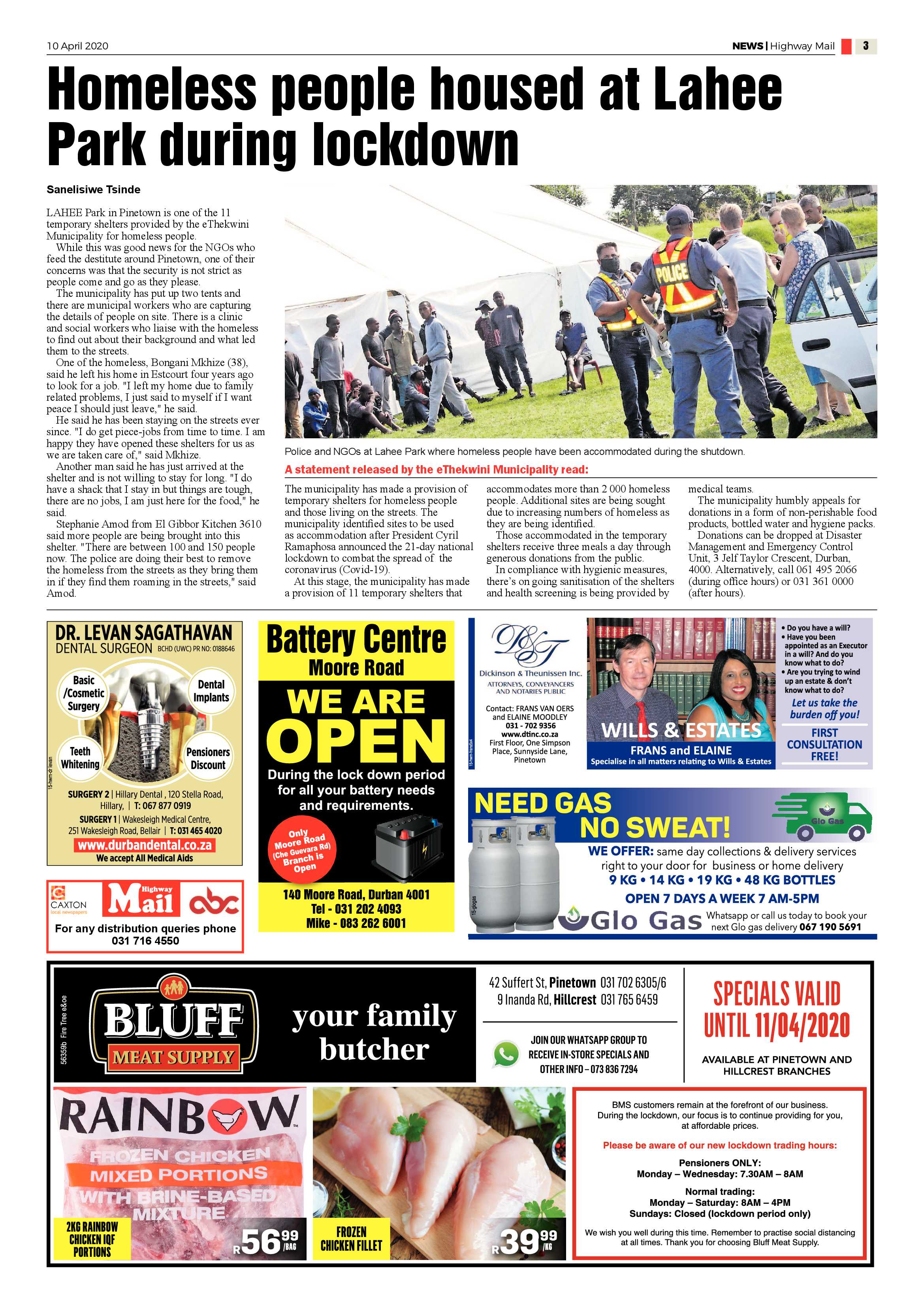 Highway Mail 10 April 2020 page 3