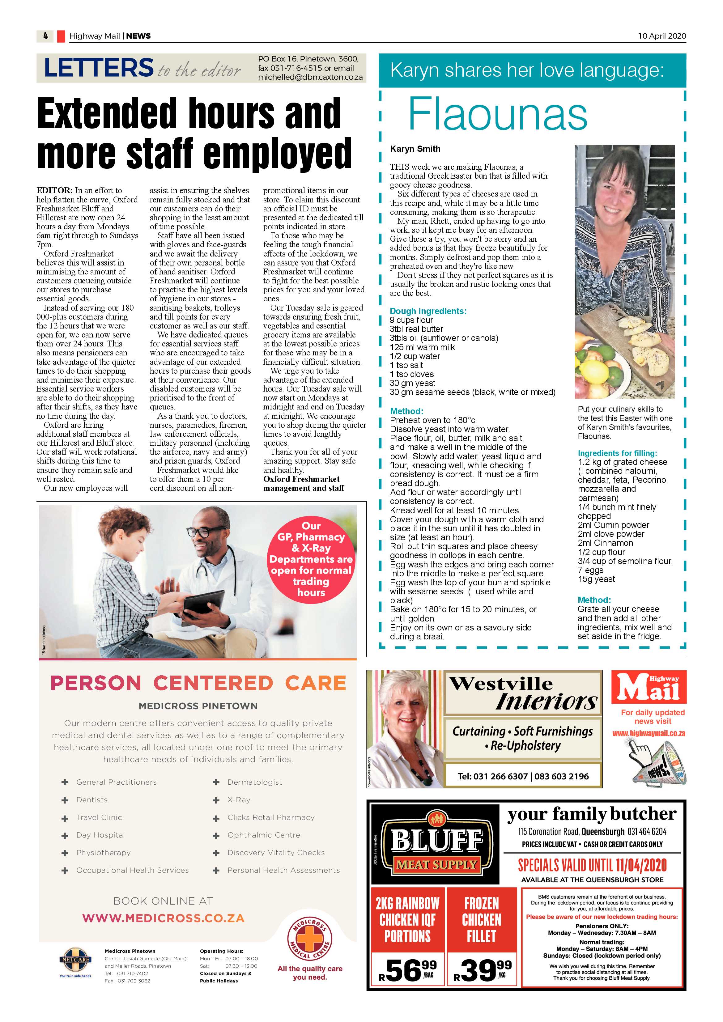 Highway Mail 10 April 2020 page 4