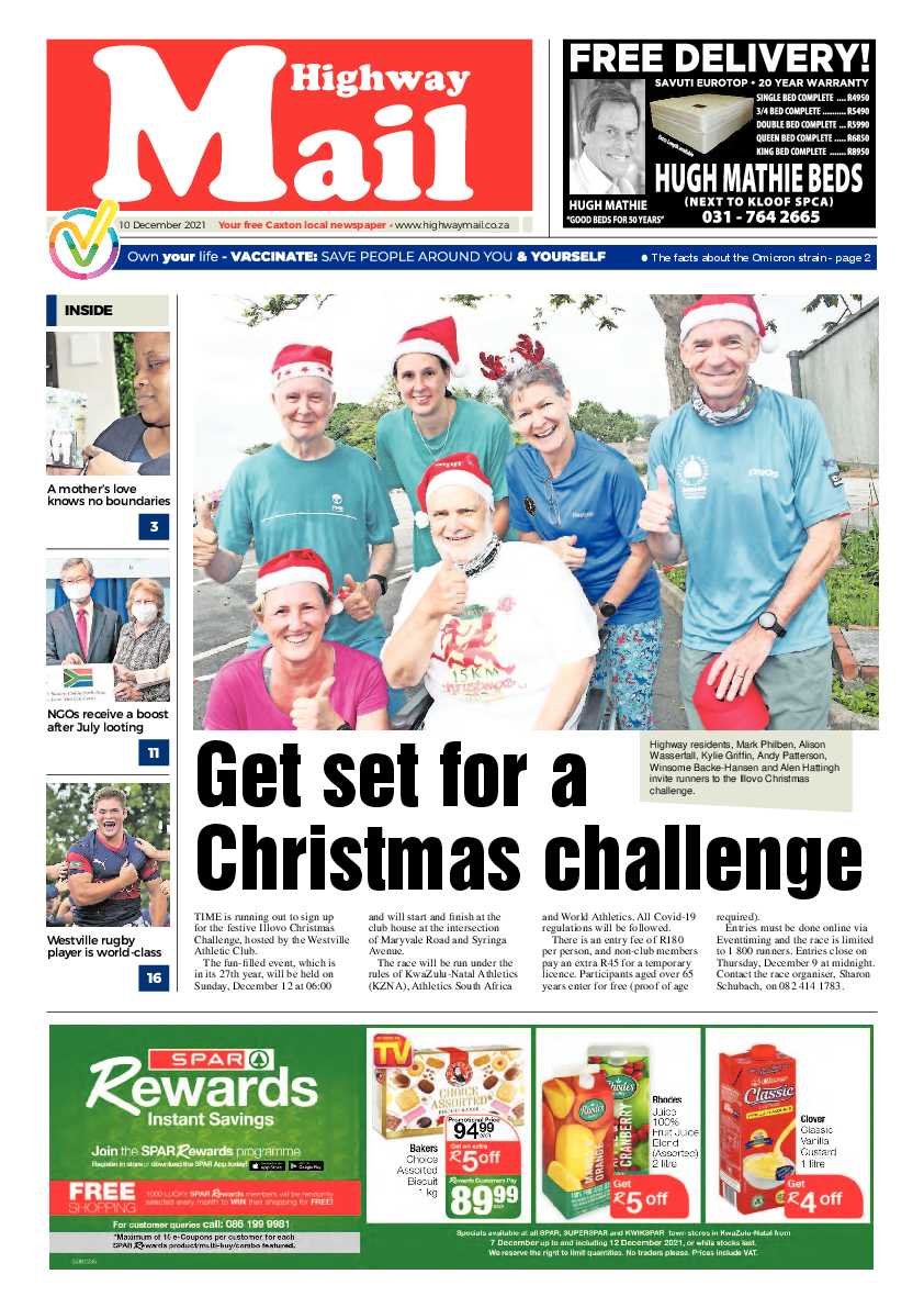 Highway Mail 10 December 2021 page 1