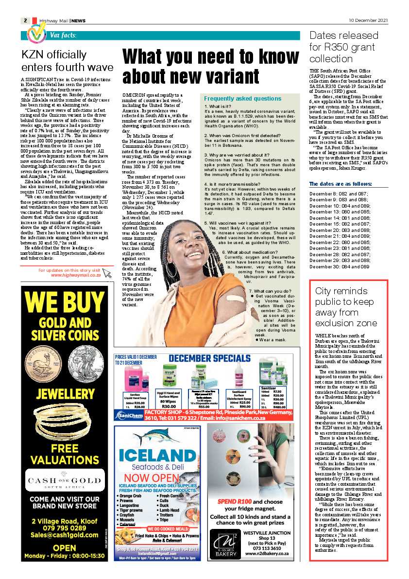 Highway Mail 10 December 2021 page 2