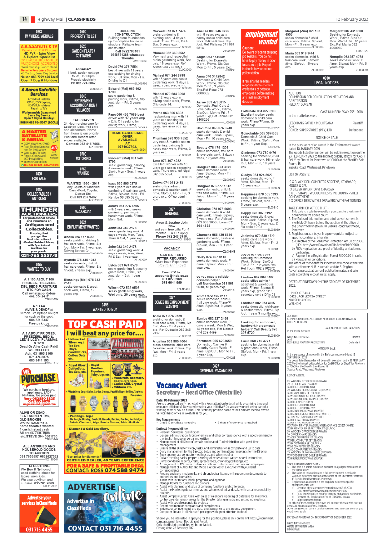 Highway Mail 10 February 2023 page 14