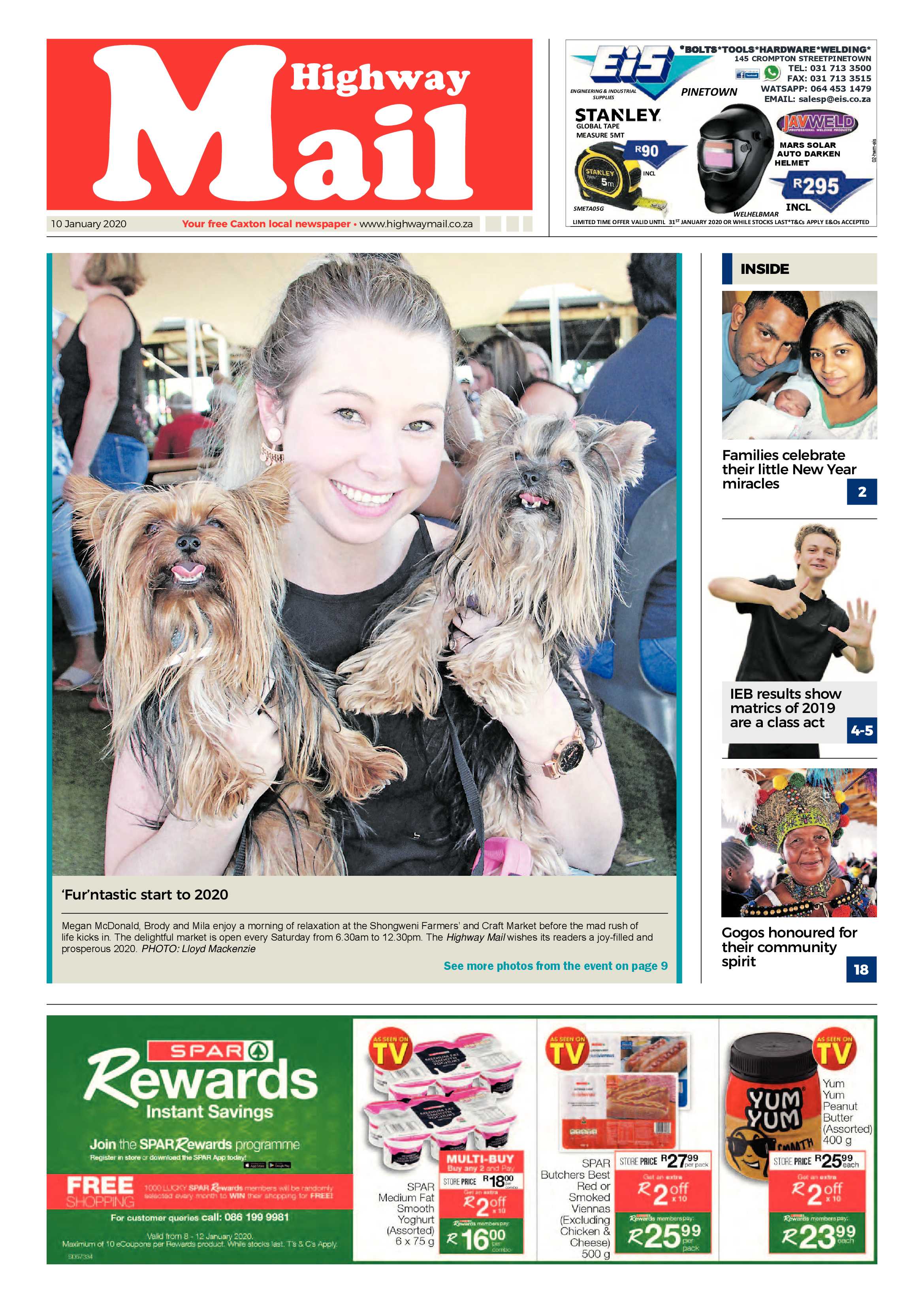 Highway Mail 10 January 2020 page 1