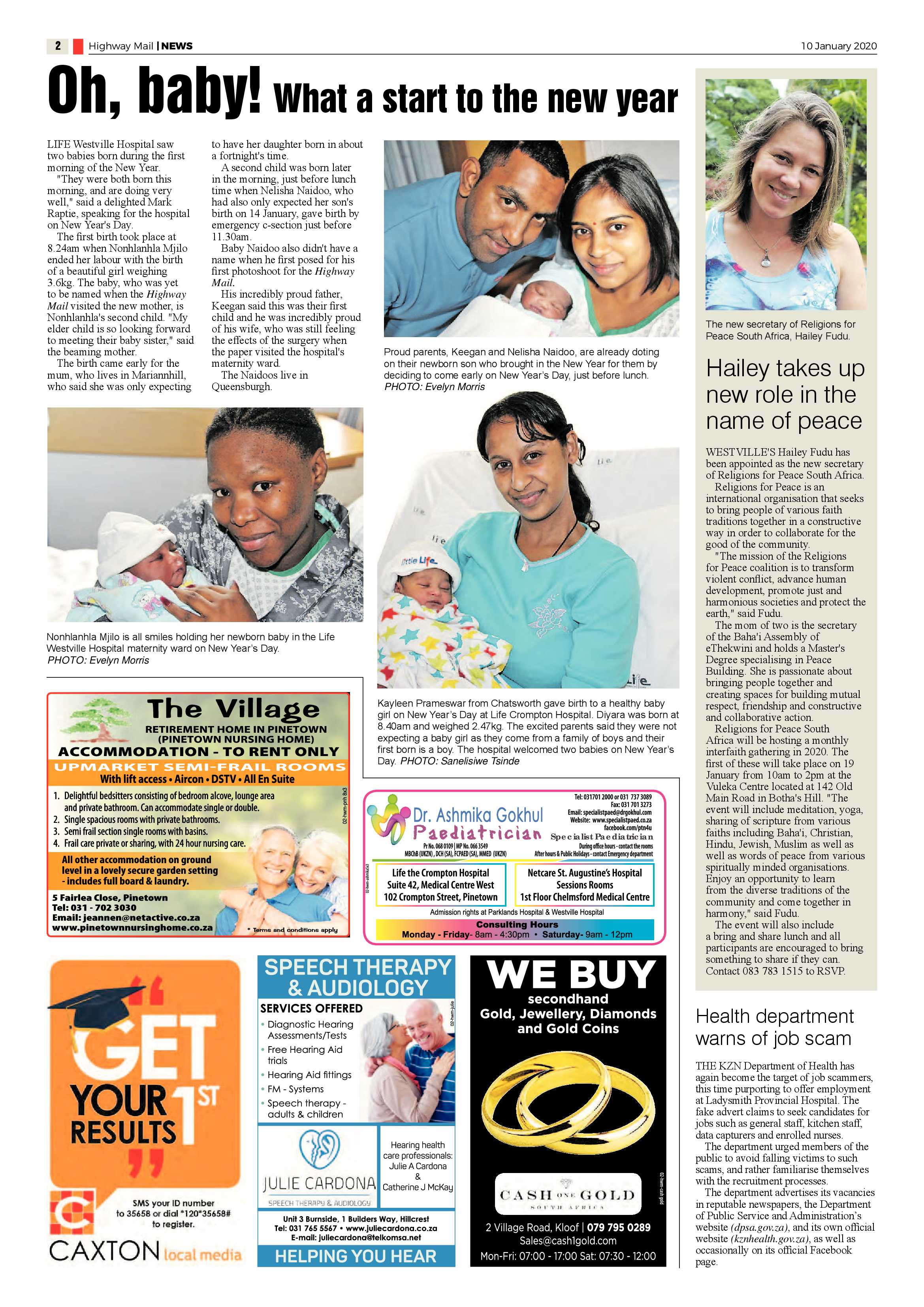 Highway Mail 10 January 2020 page 2