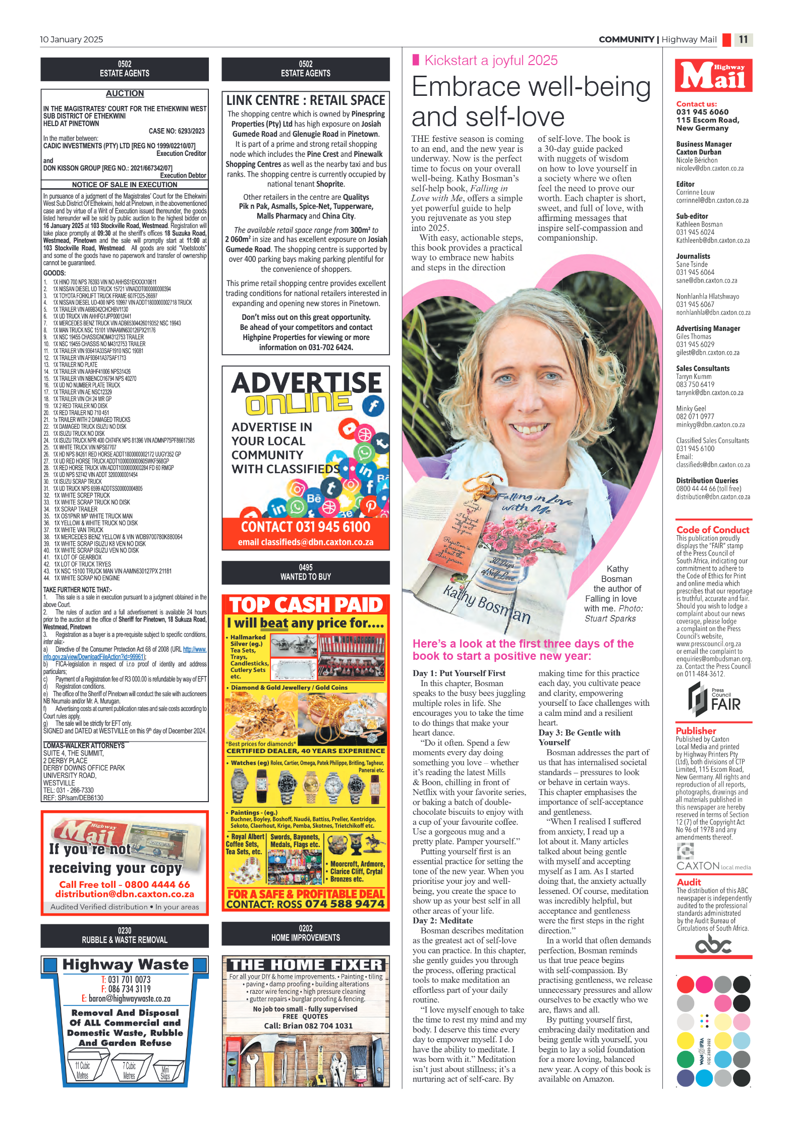 Highway Mail 10 January 2025 page 11