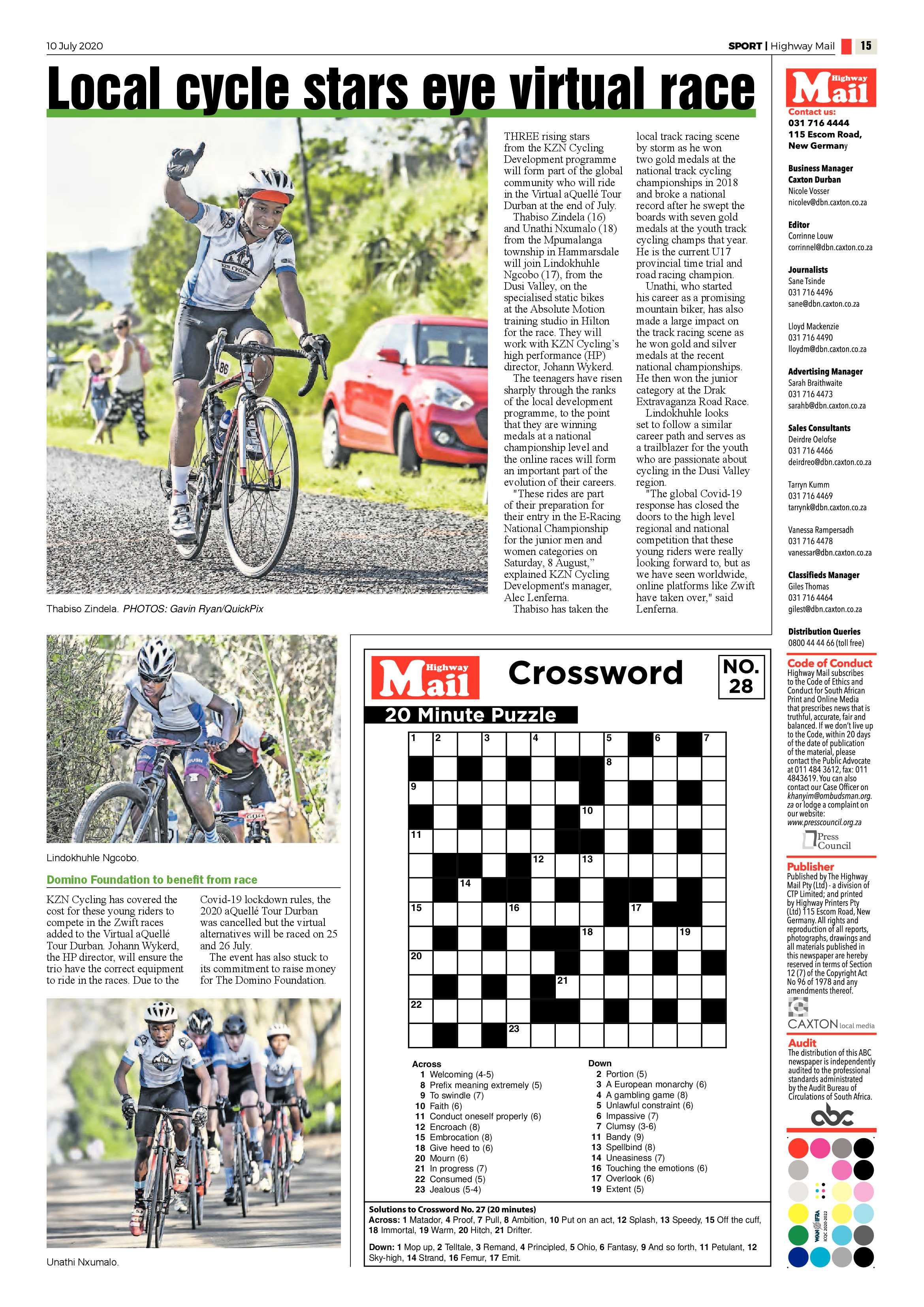 Highway Mail 10 July 2020 page 15