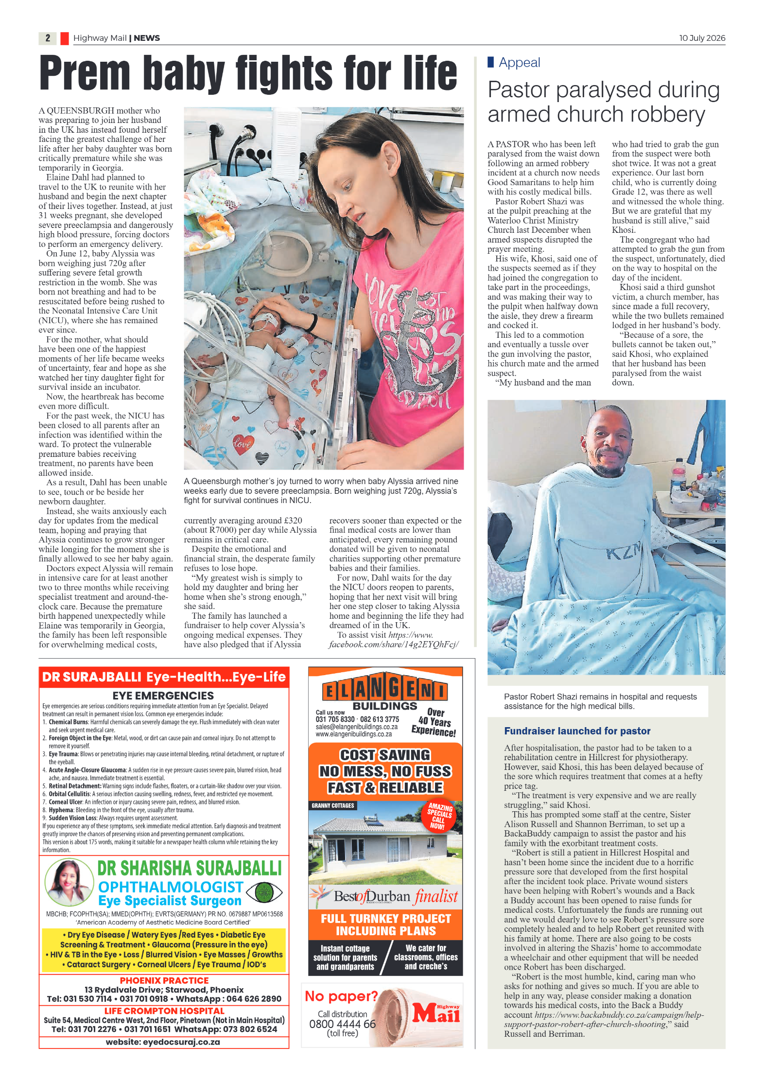 Highway Mail 10 July 2026 page 2