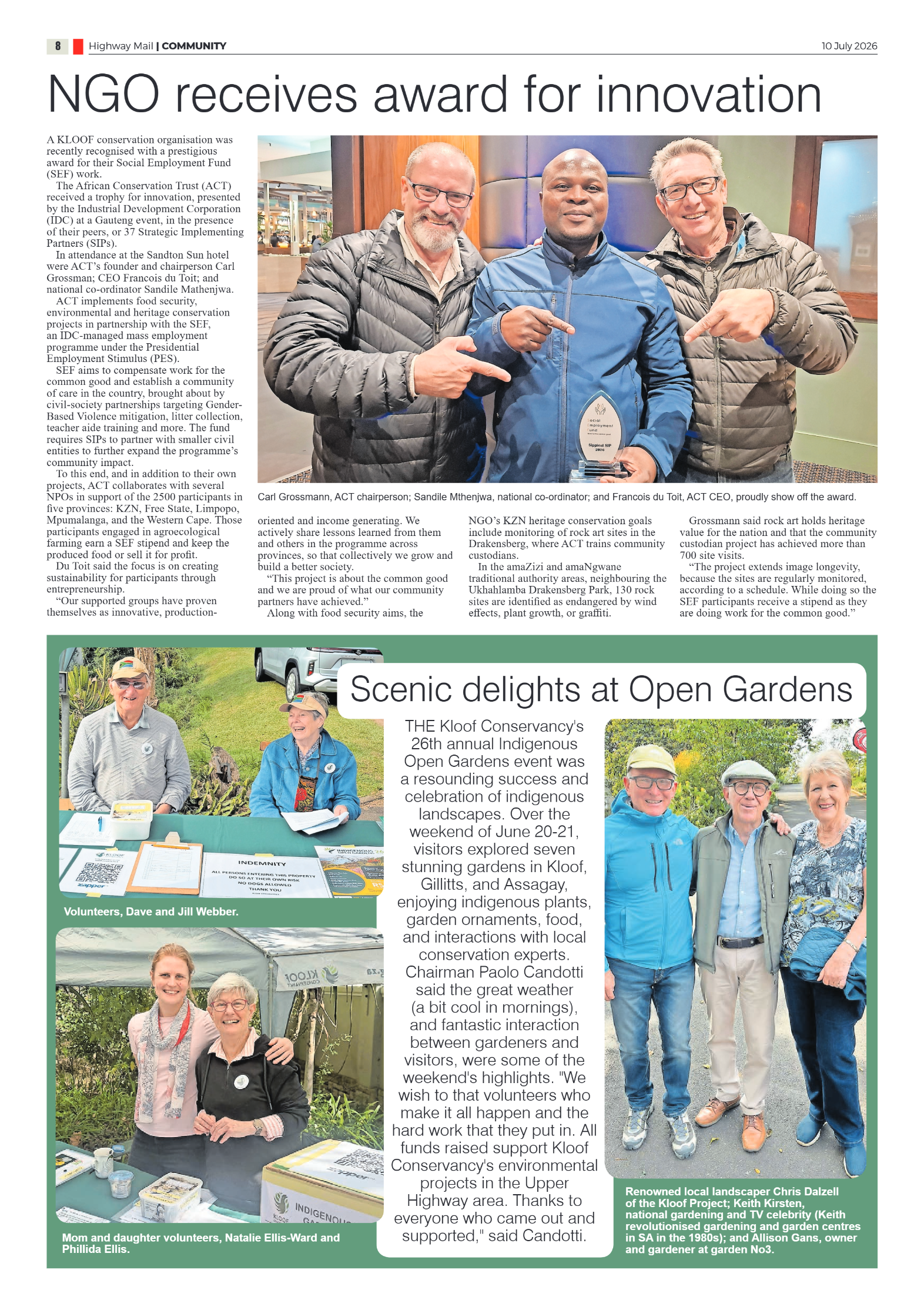 Highway Mail 10 July 2026 page 8