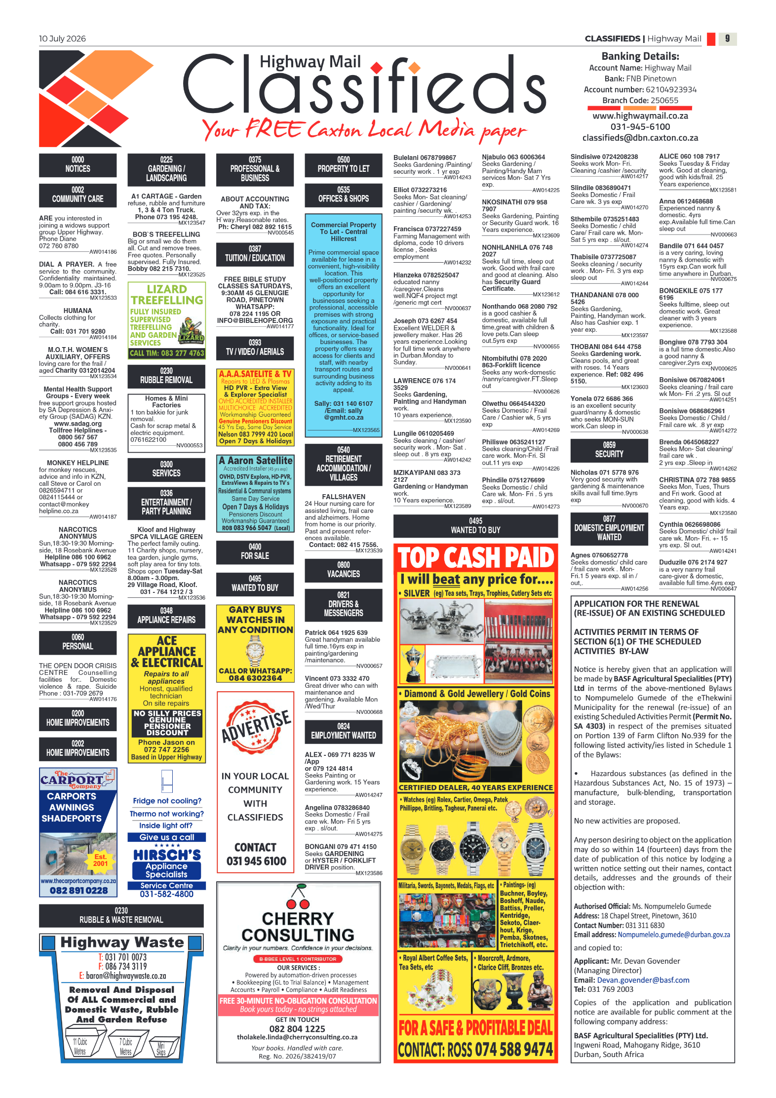 Highway Mail 10 July 2026 page 9