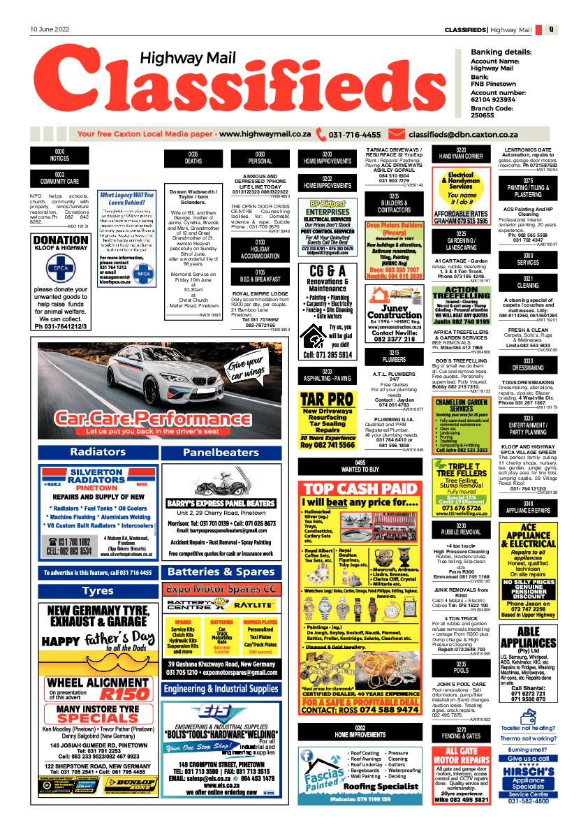 Highway Mail 10 June 2022 page 9