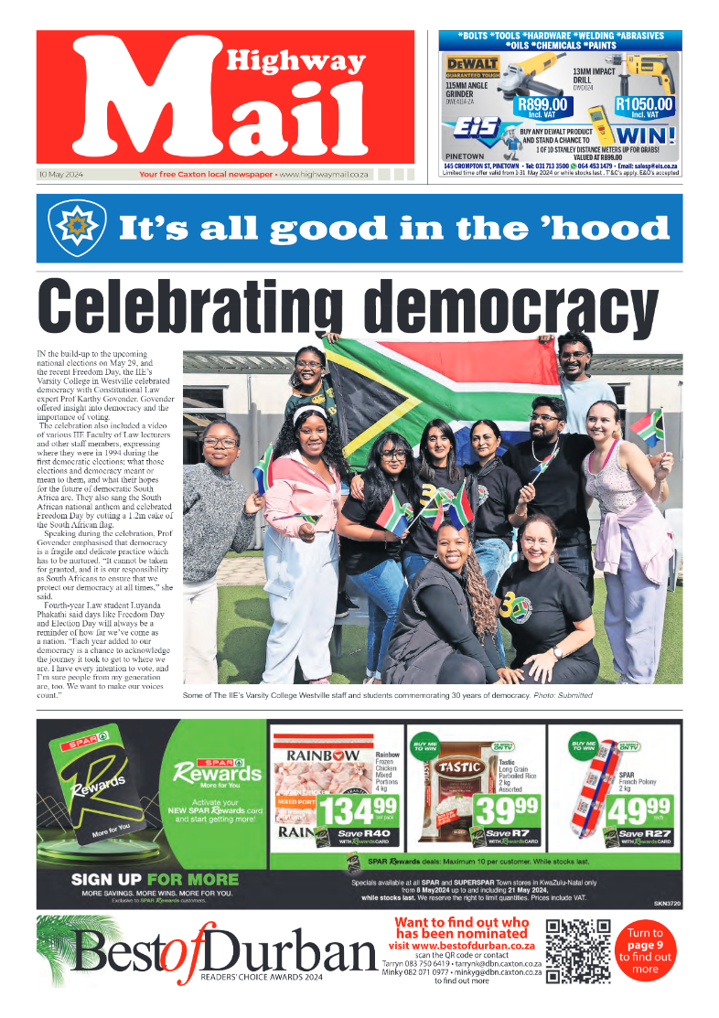 Highway Mail 10 May 2024 page 1