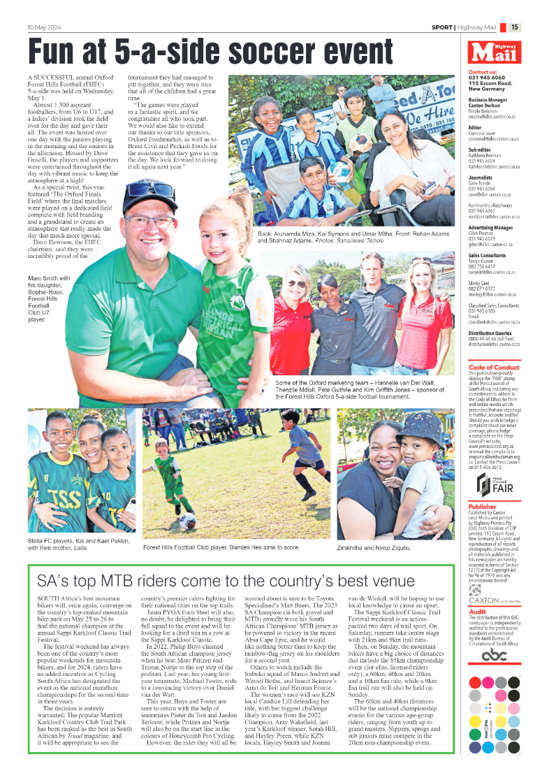 Highway Mail 10 May 2024 page 15