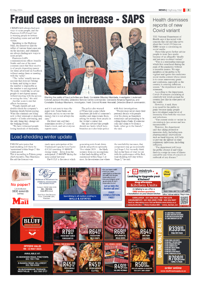 Highway Mail 10 May 2024 page 3