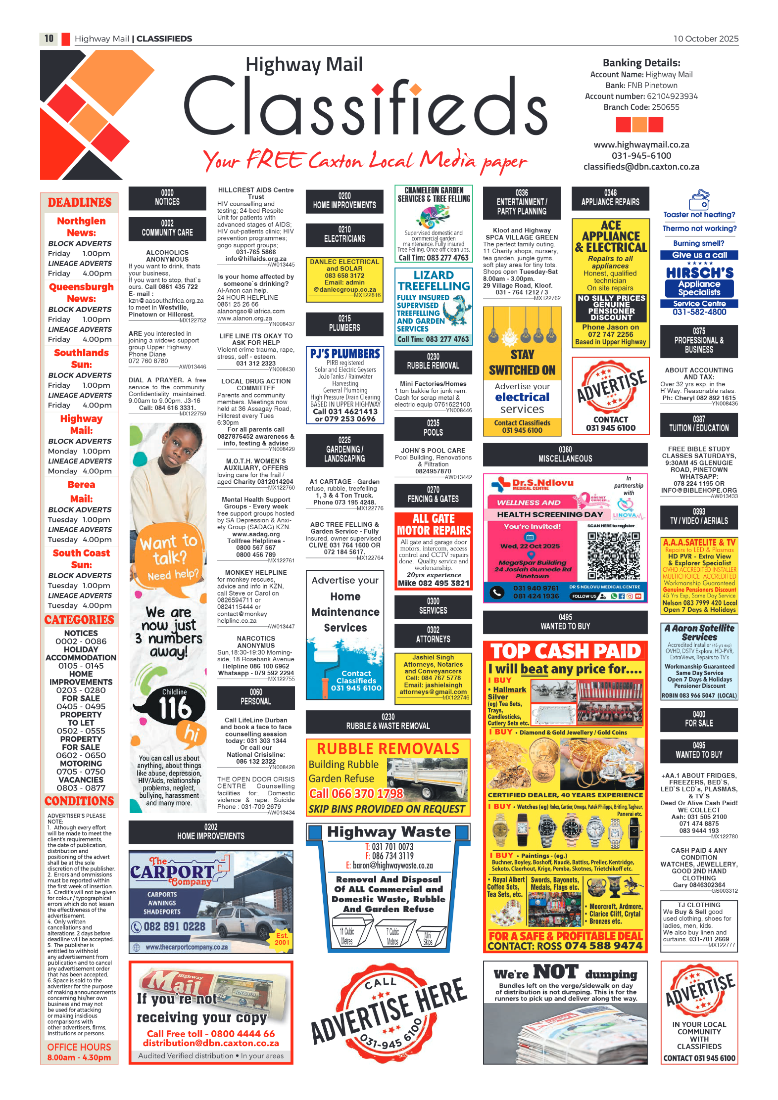 Highway Mail 10 October 2025 page 10