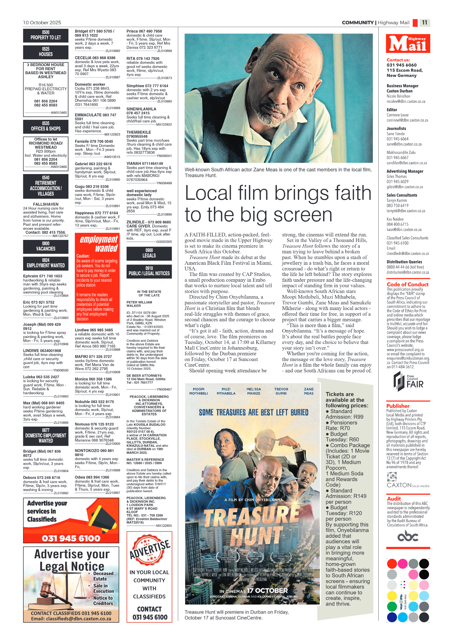 Highway Mail 10 October 2025 page 11