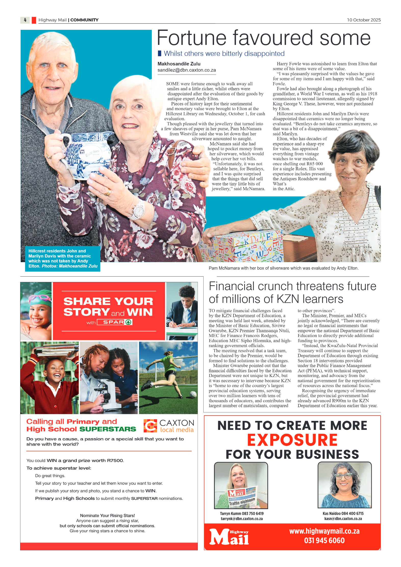 Highway Mail 10 October 2025 page 4