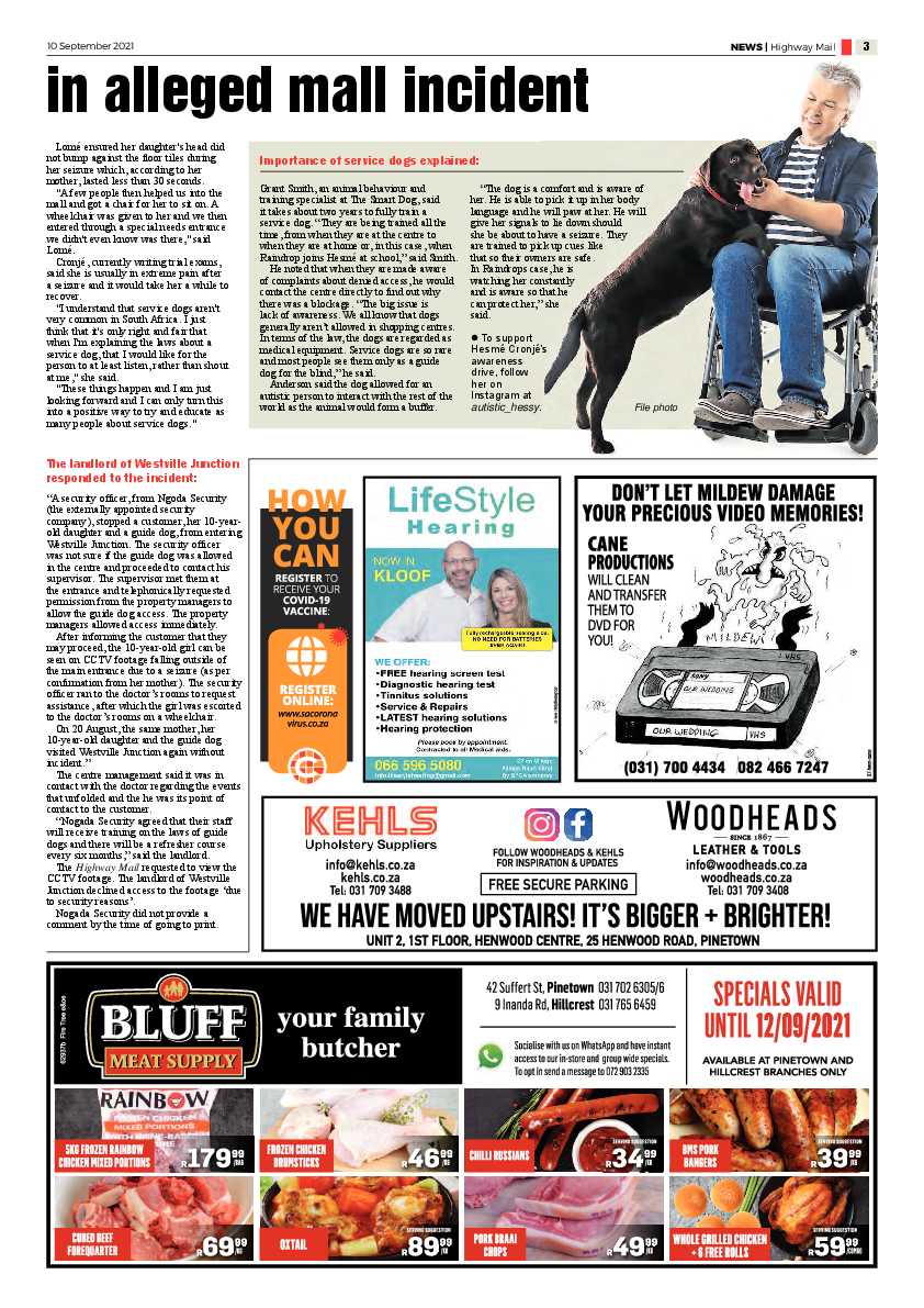 Highway Mail 10 September 2021 page 3