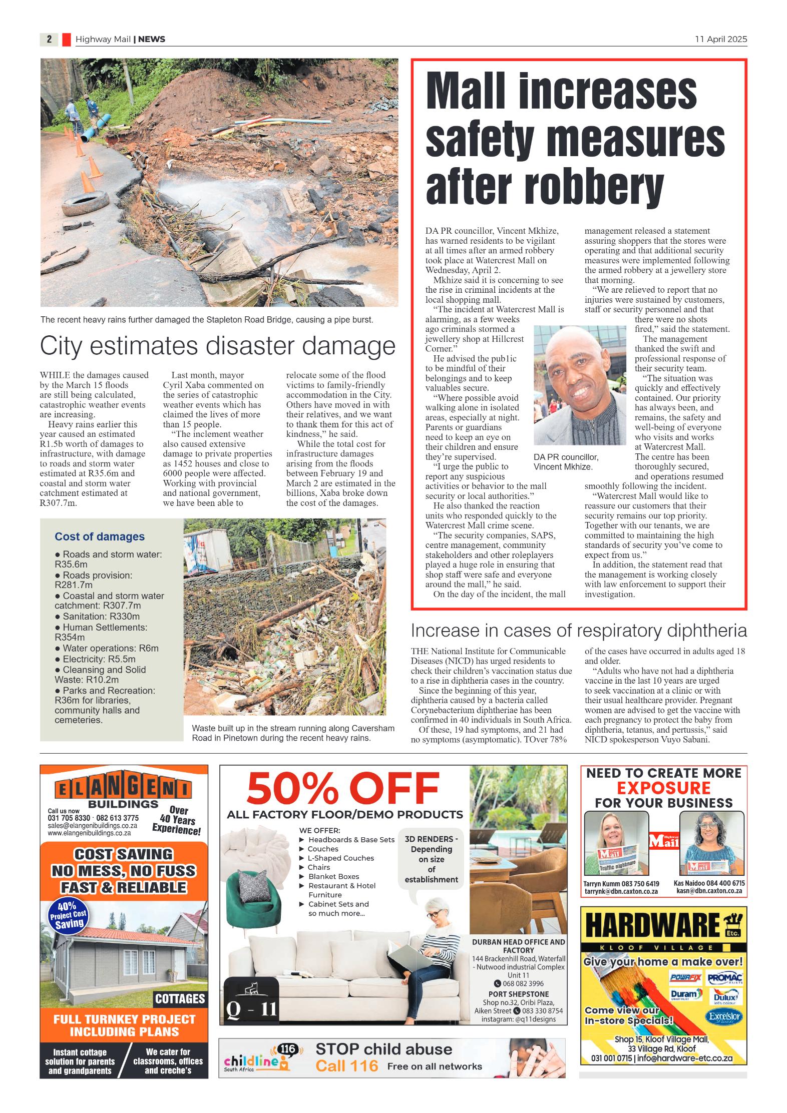 Highway Mail 11 April 2025 page 2