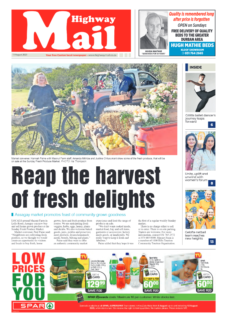 Highway Mail 11 August 2023 page 1