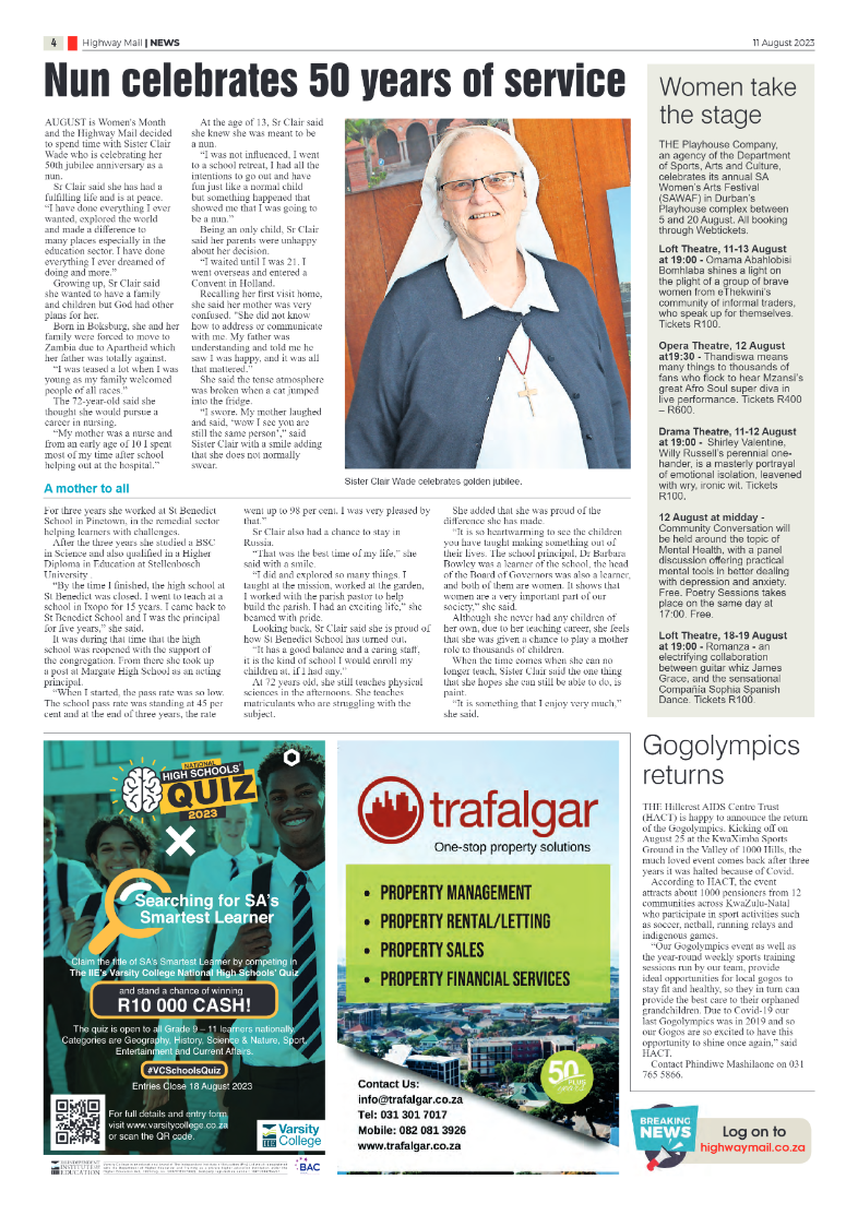 Highway Mail 11 August 2023 page 4