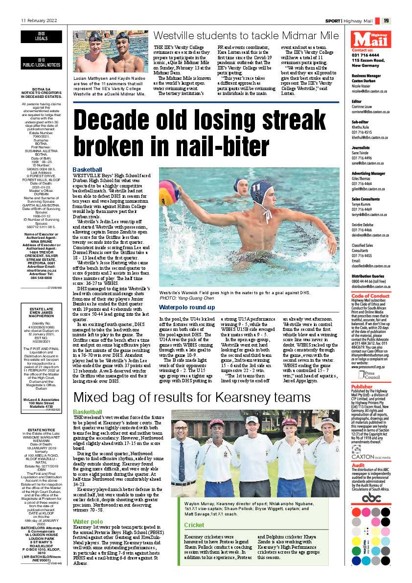 Highway Mail 11 February 2022 page 19