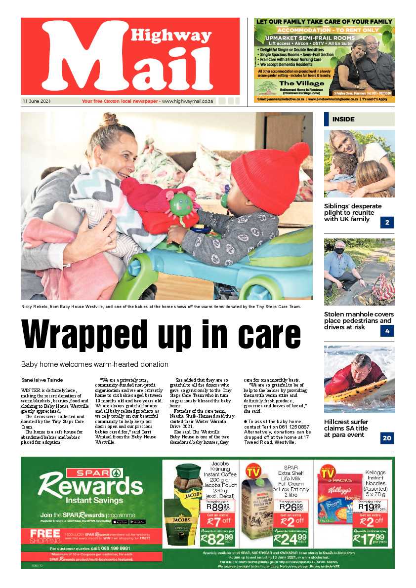 Highway Mail 11 June 2021 page 1