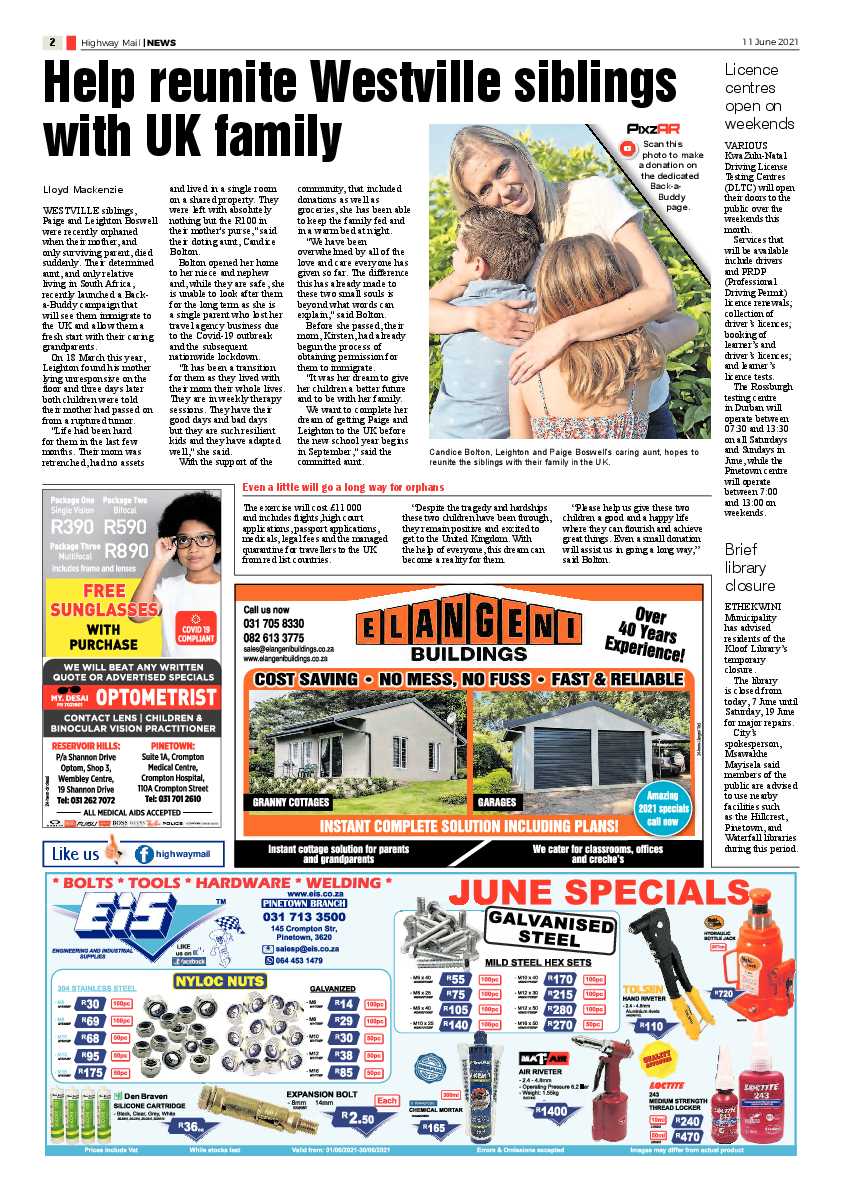 Highway Mail 11 June 2021 page 2