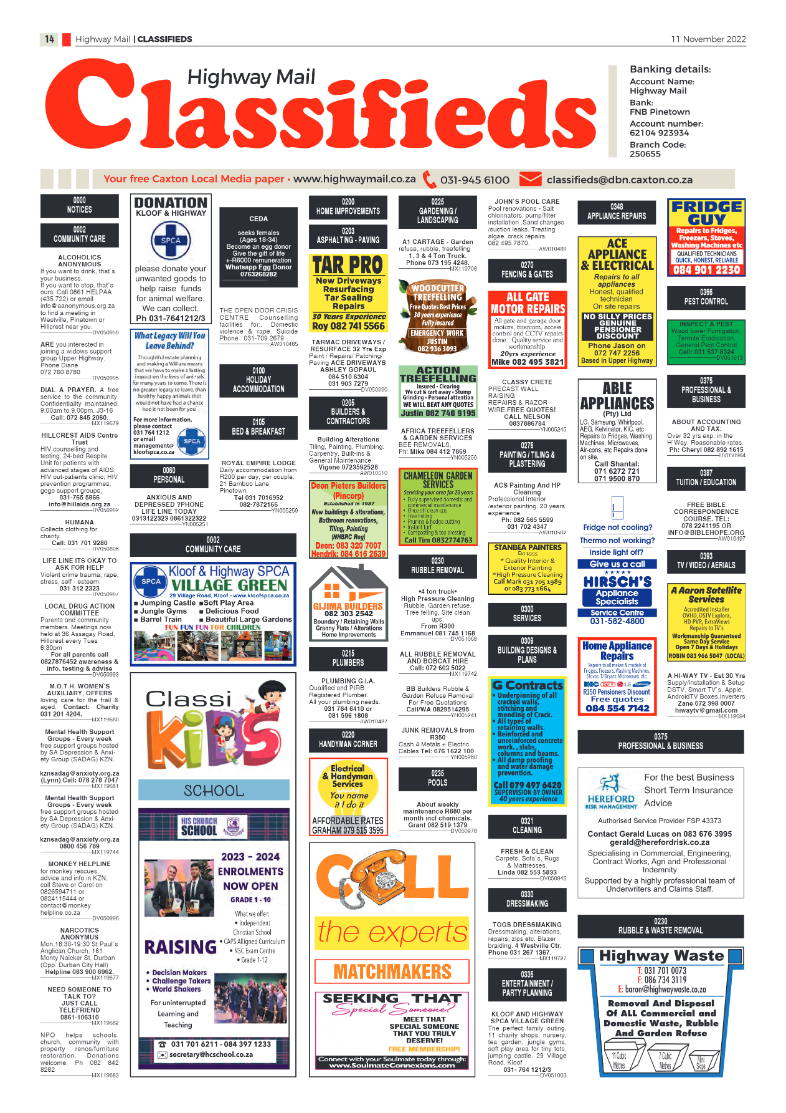 Highway Mail 11 November 2022 page 14