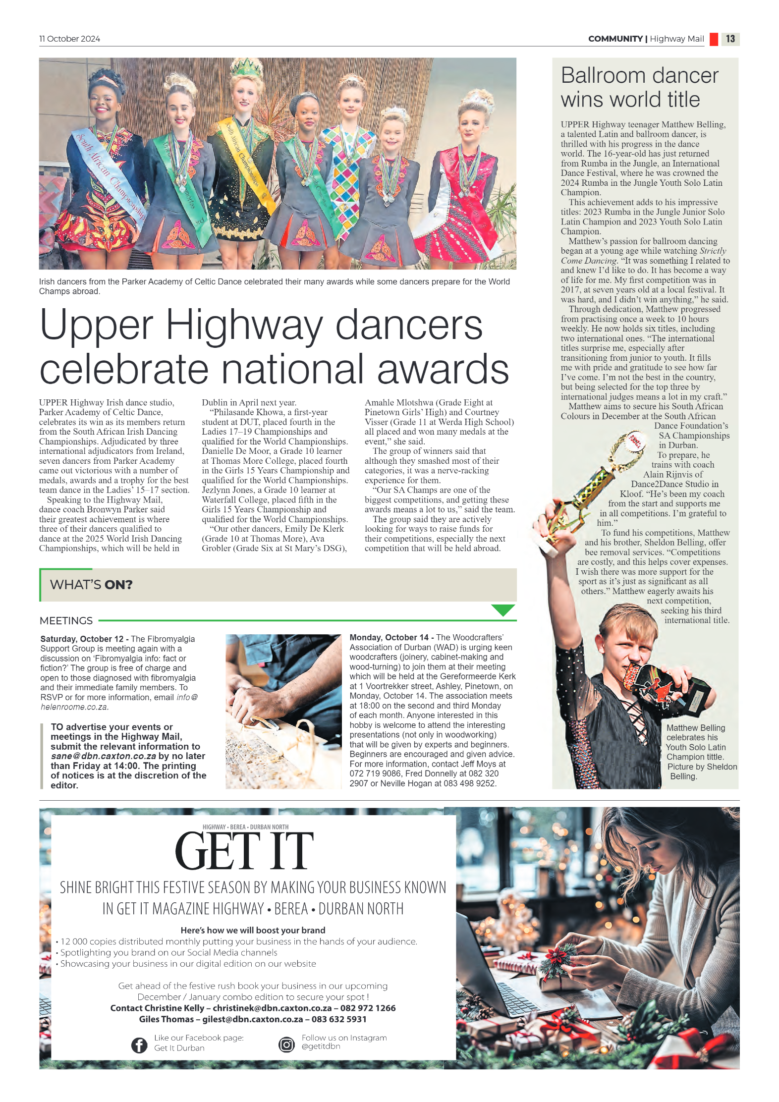 Highway Mail 11 October 2024 page 13