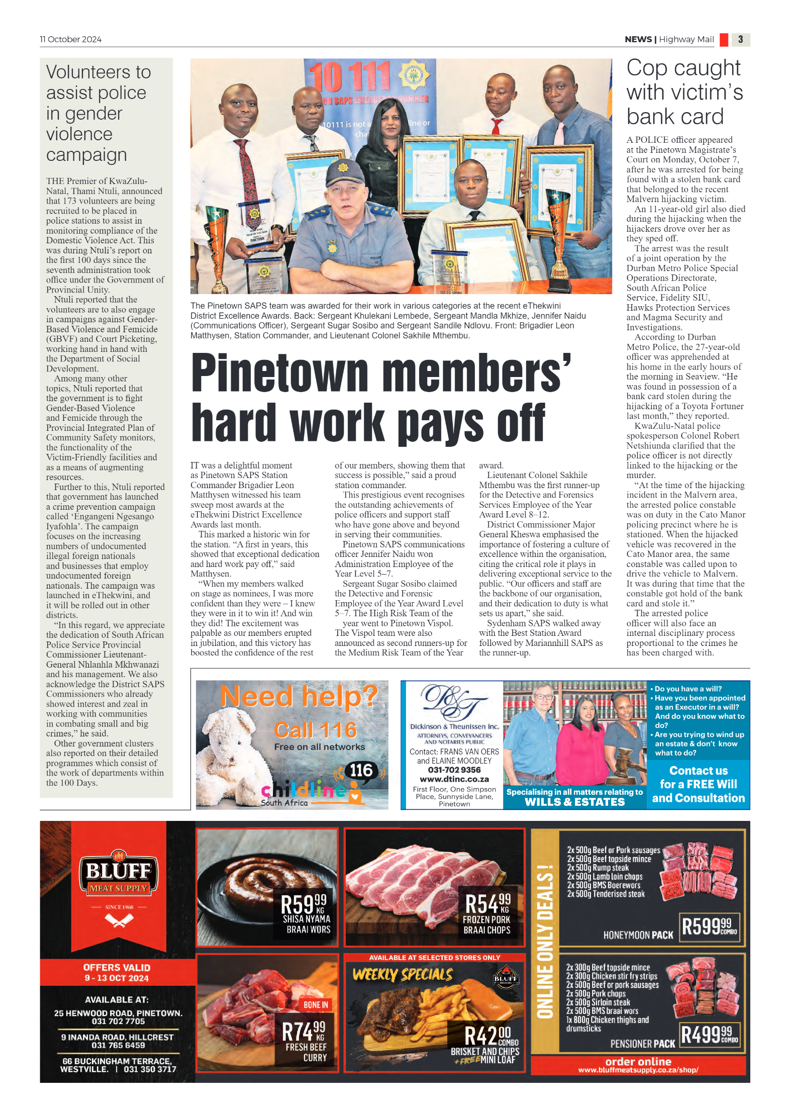 Highway Mail 11 October 2024 page 3