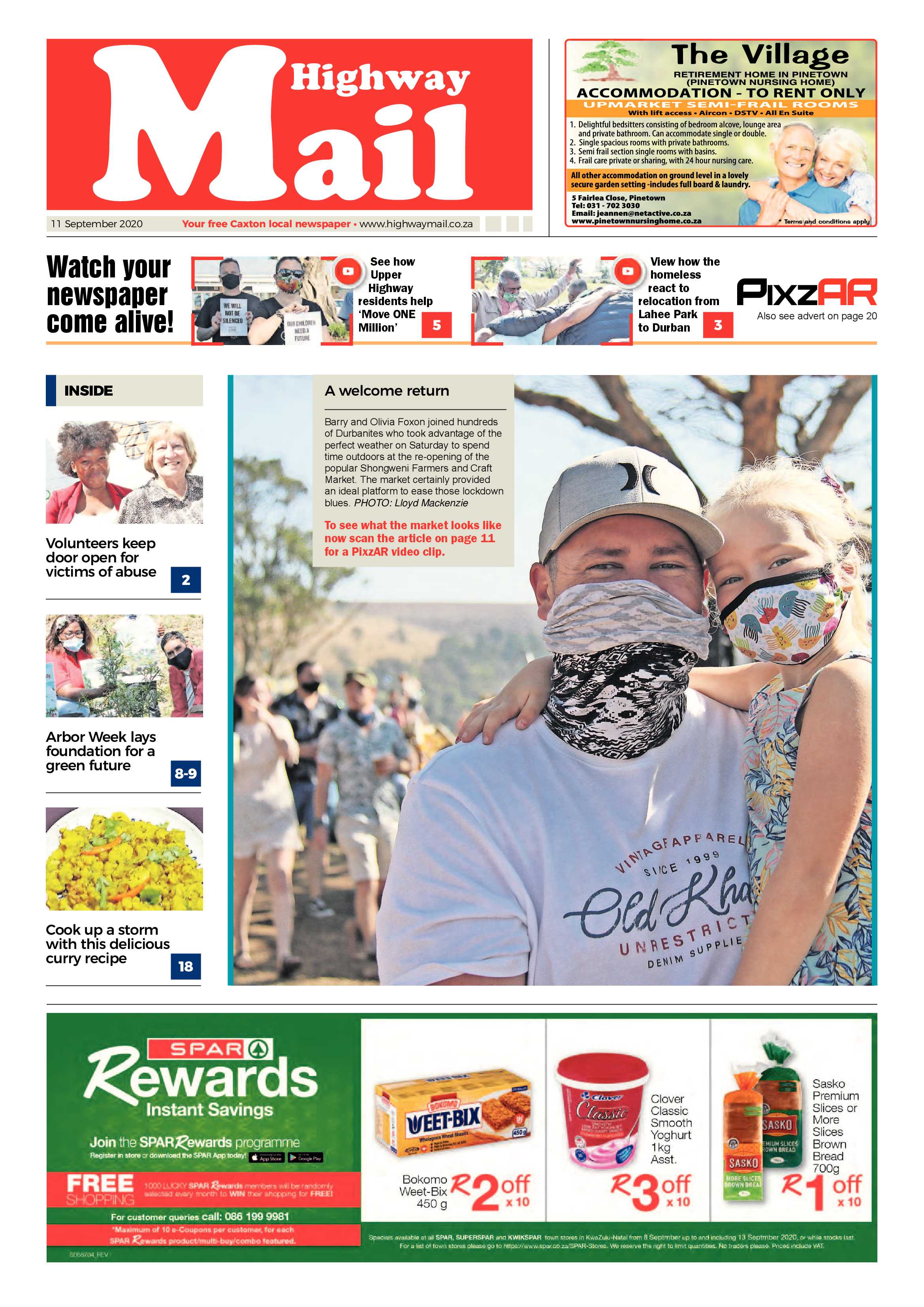 Highway Mail 11 September 2020 page 1