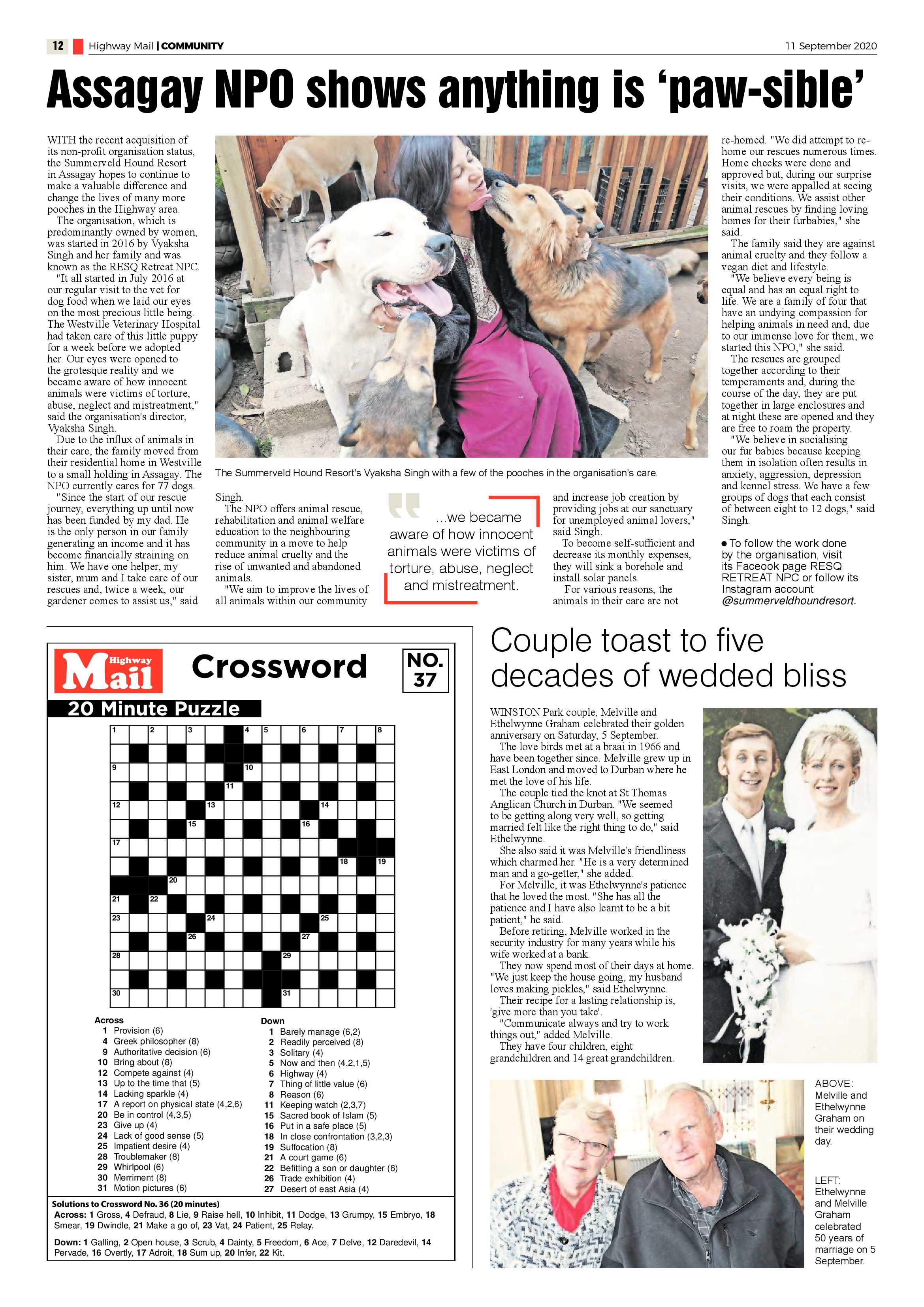 Highway Mail 11 September 2020 page 12