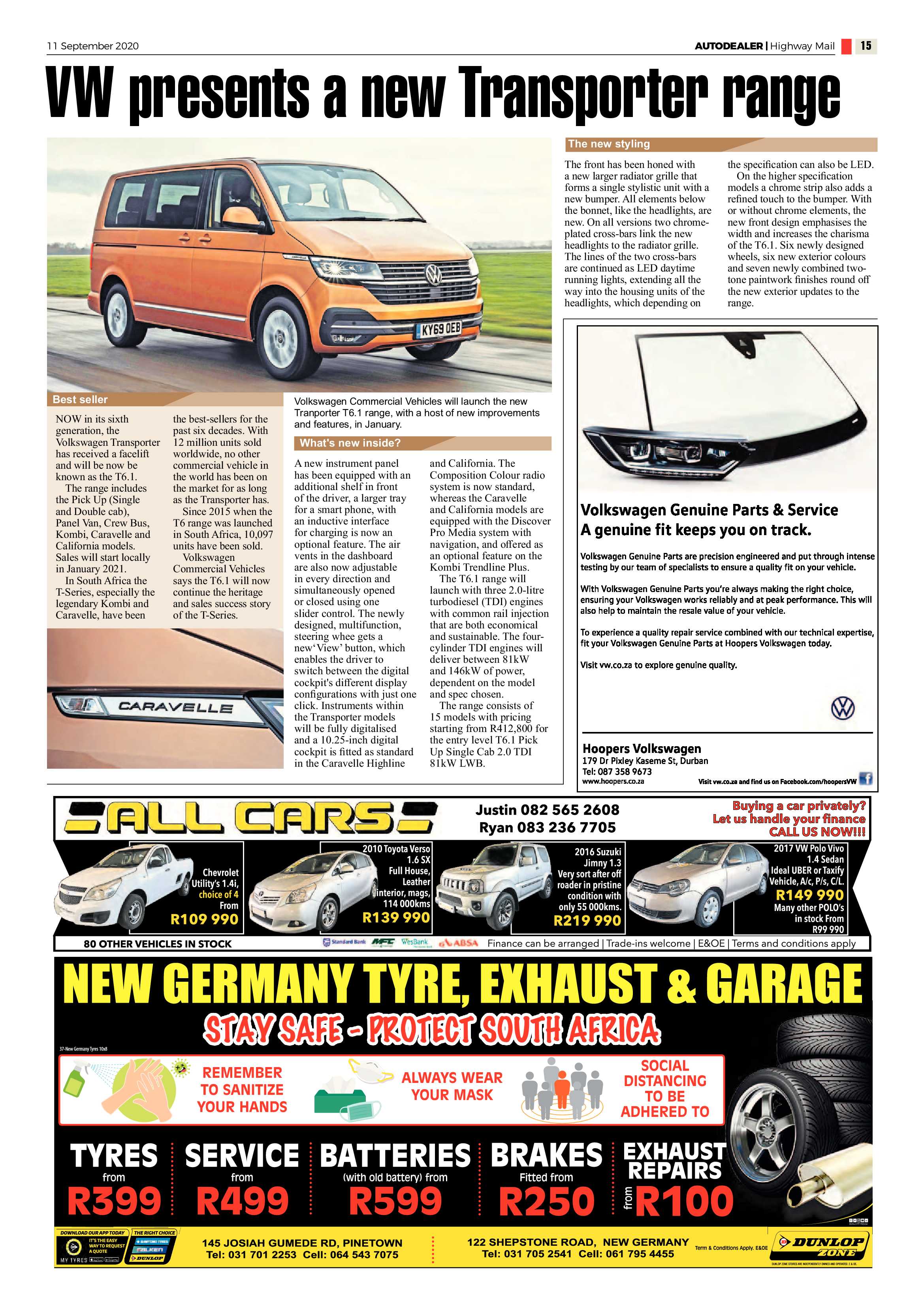 Highway Mail 11 September 2020 page 15