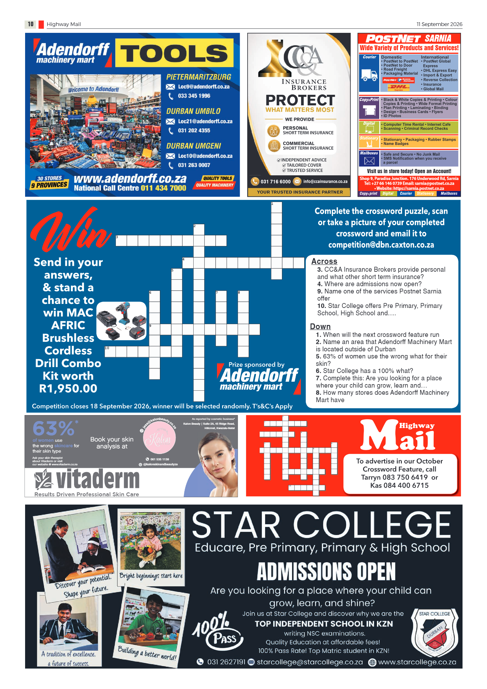 Highway Mail 11 September 2026 page 10