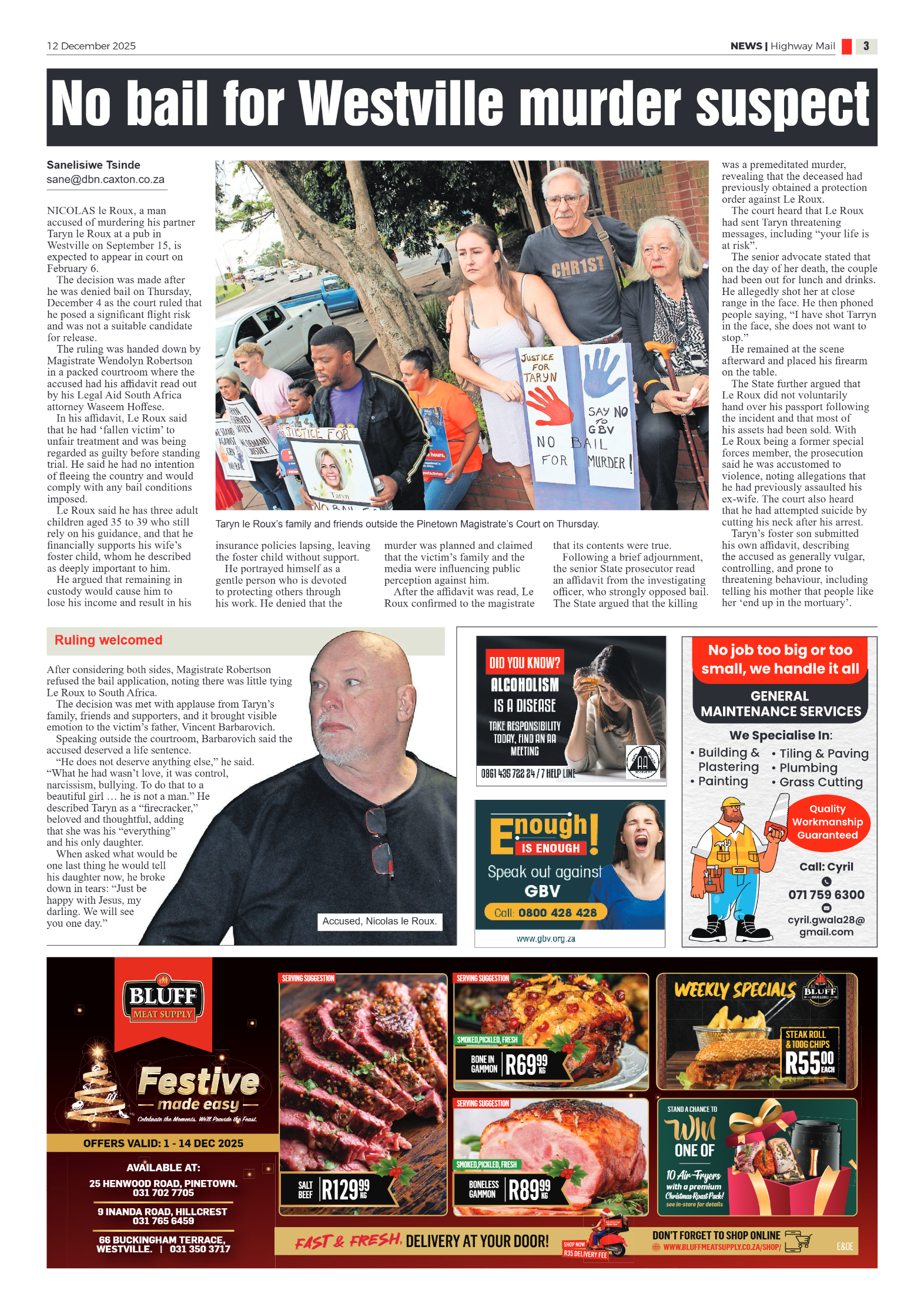 Highway Mail 12 December 2025 page 3
