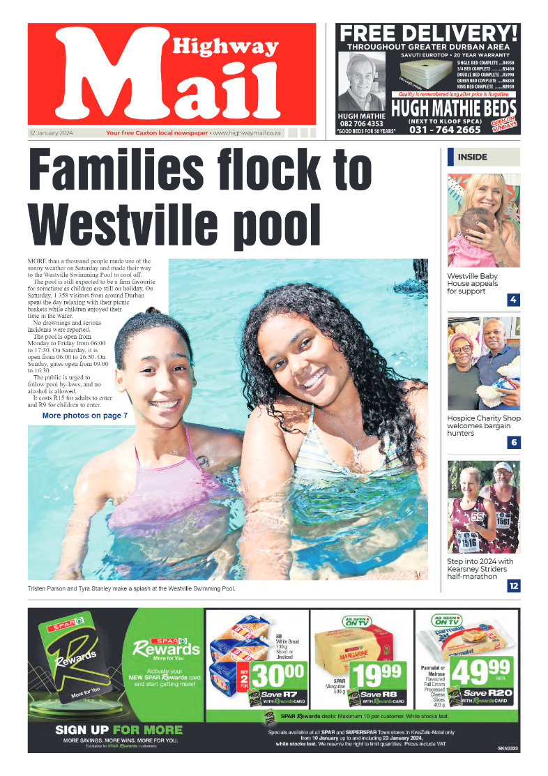 Highway Mail 12 January 2024 page 1
