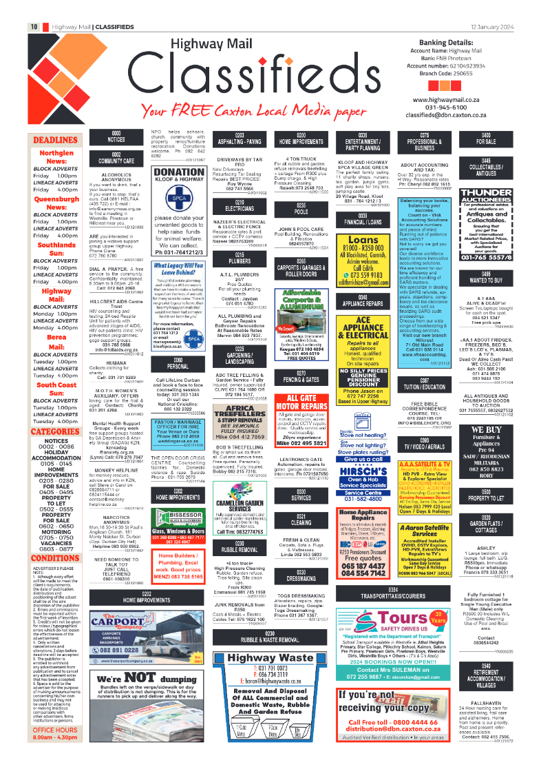 Highway Mail 12 January 2024 page 10