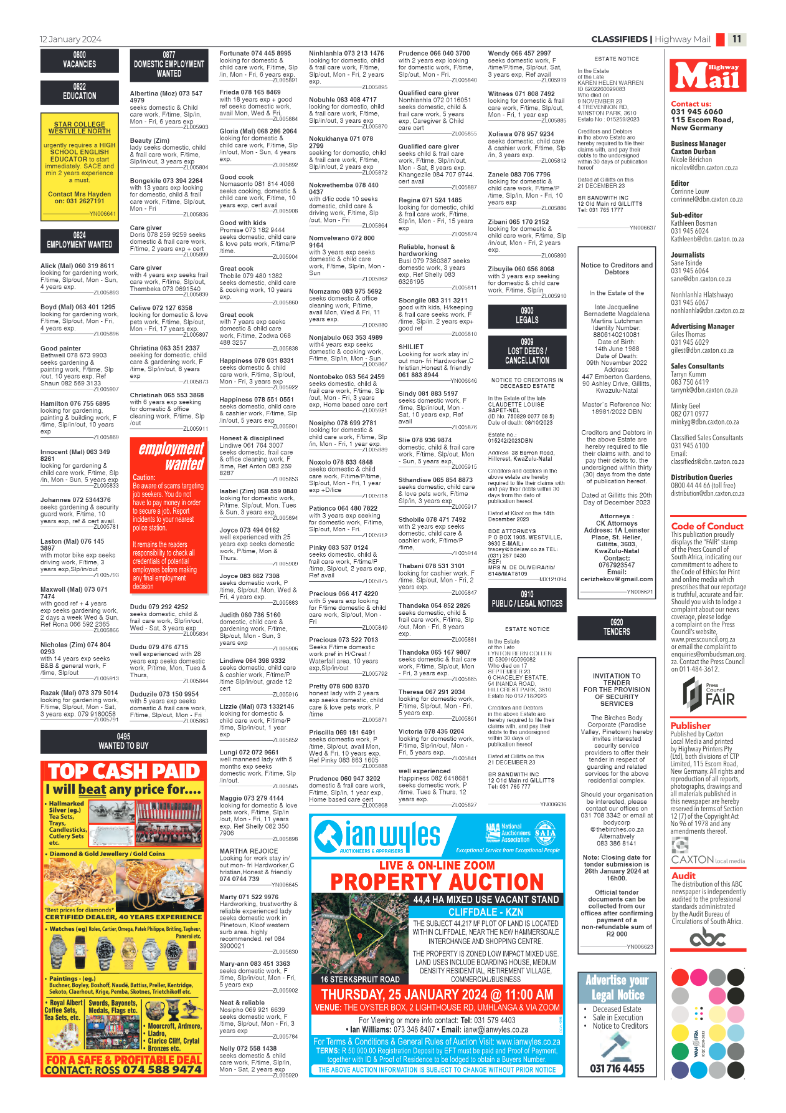Highway Mail 12 January 2024 page 11