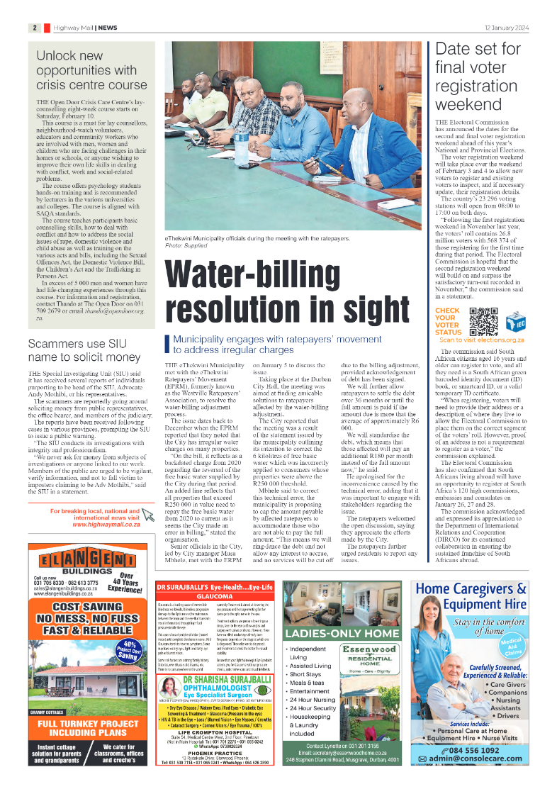 Highway Mail 12 January 2024 page 2