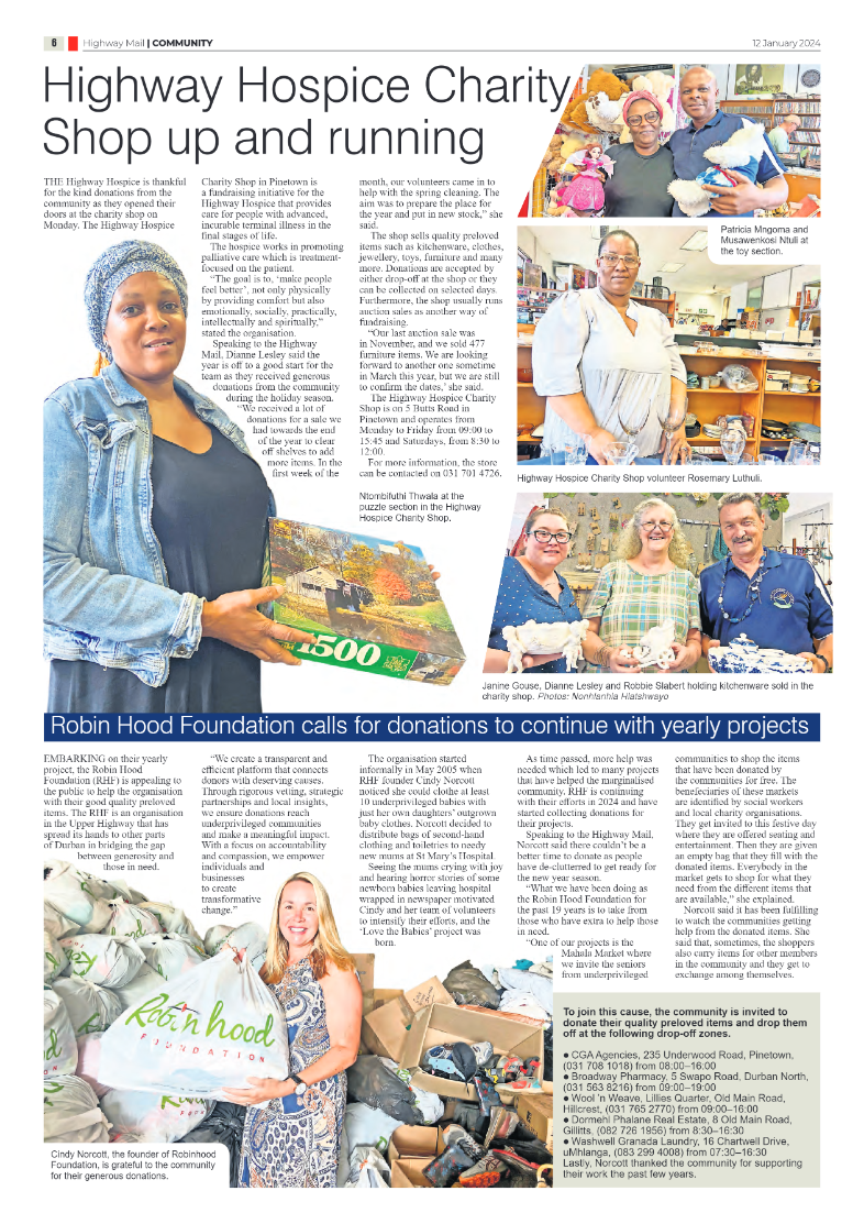 Highway Mail 12 January 2024 page 6