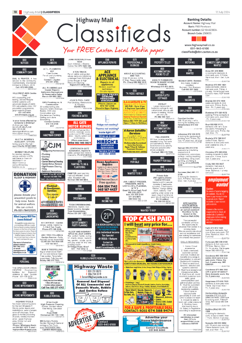 Highway Mail 12 July 2024 page 10