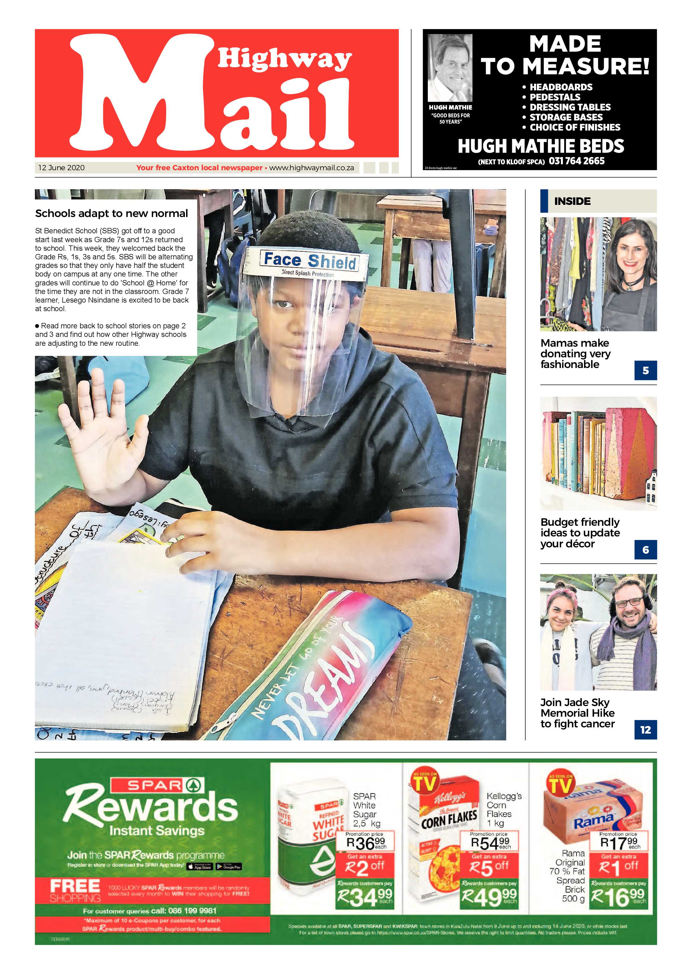 Highway Mail 12 June 2020 page 1