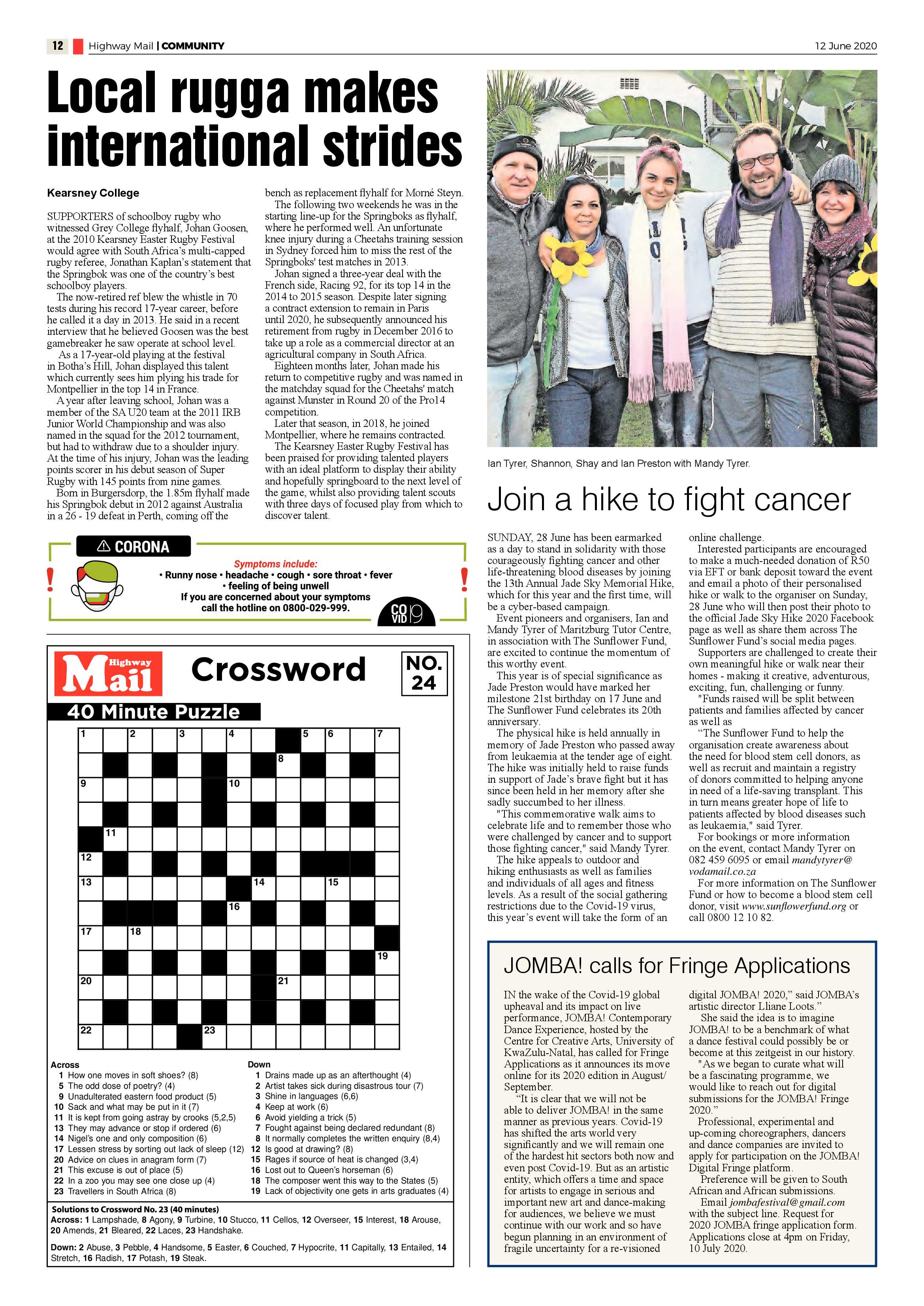 Highway Mail 12 June 2020 page 12