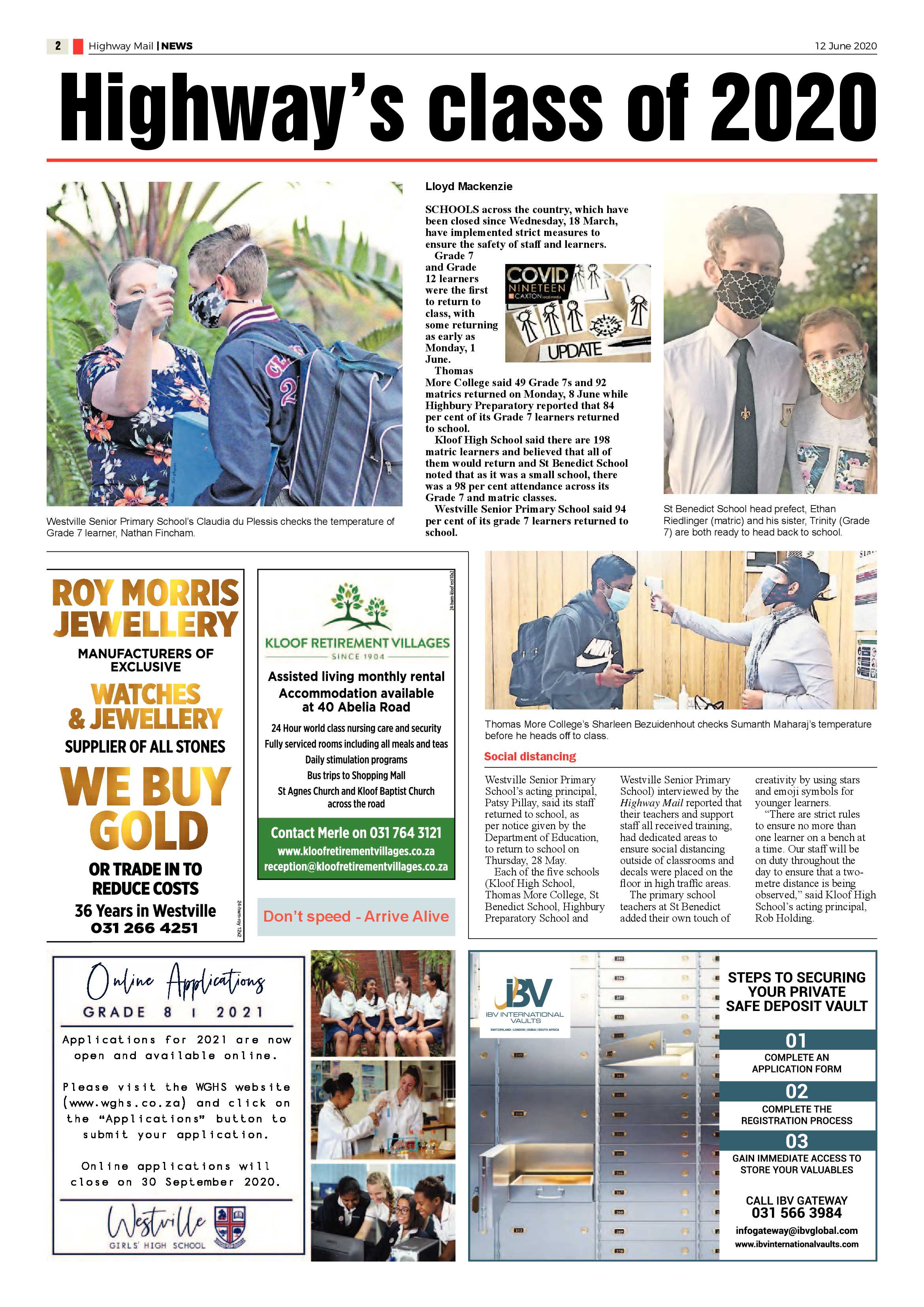 Highway Mail 12 June 2020 page 2