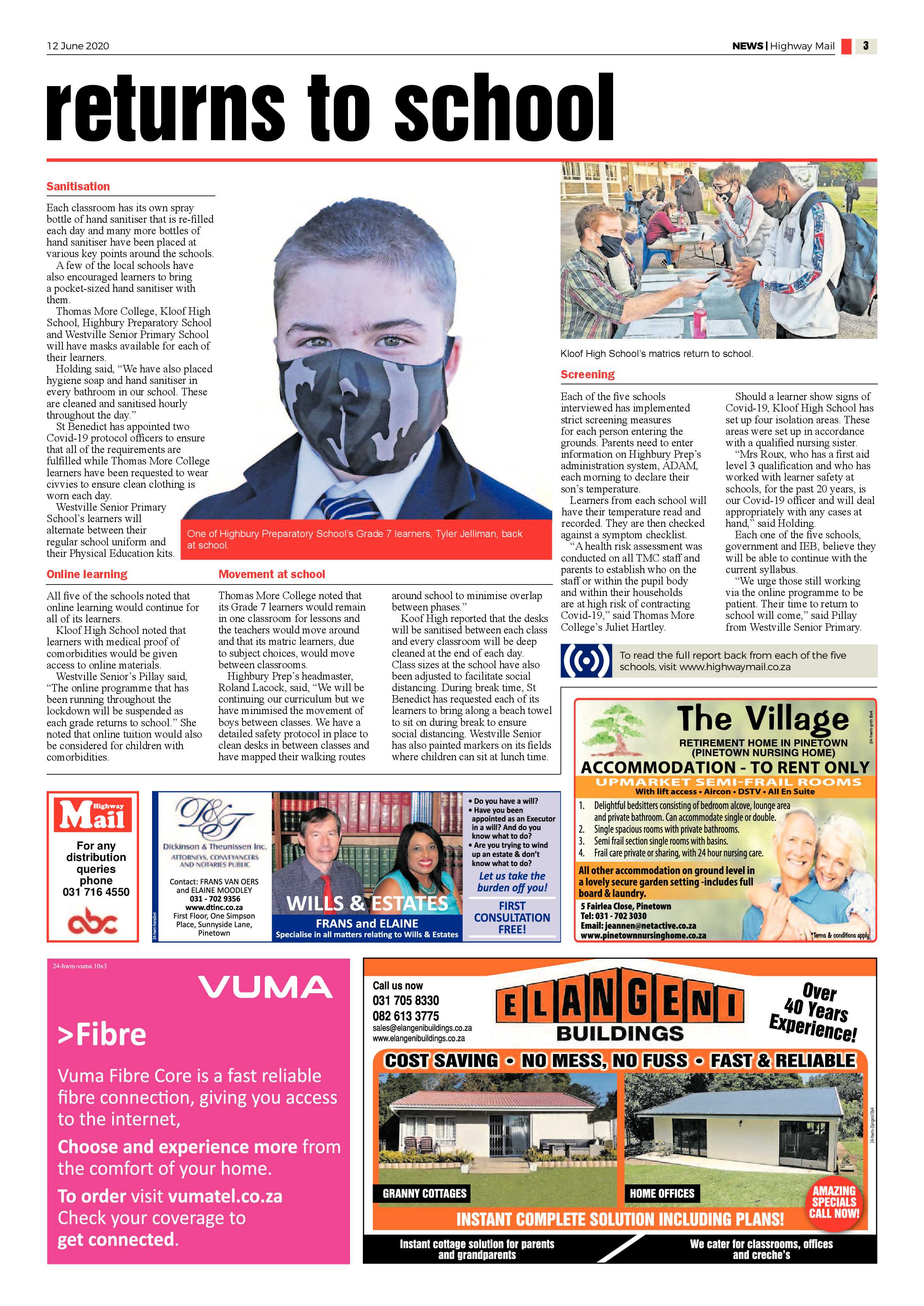 Highway Mail 12 June 2020 page 3