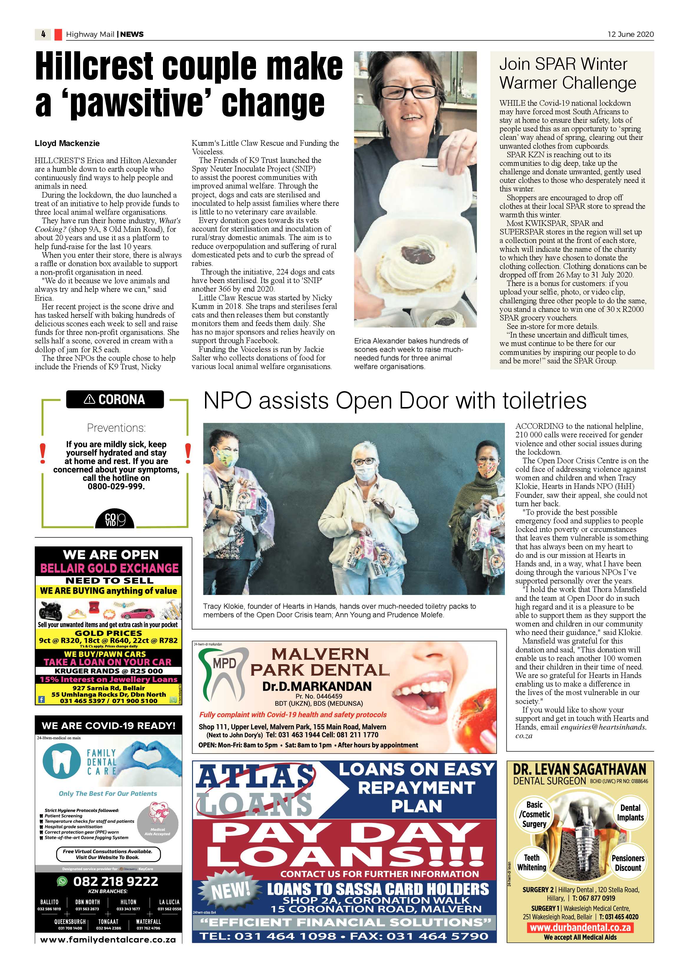 Highway Mail 12 June 2020 page 4