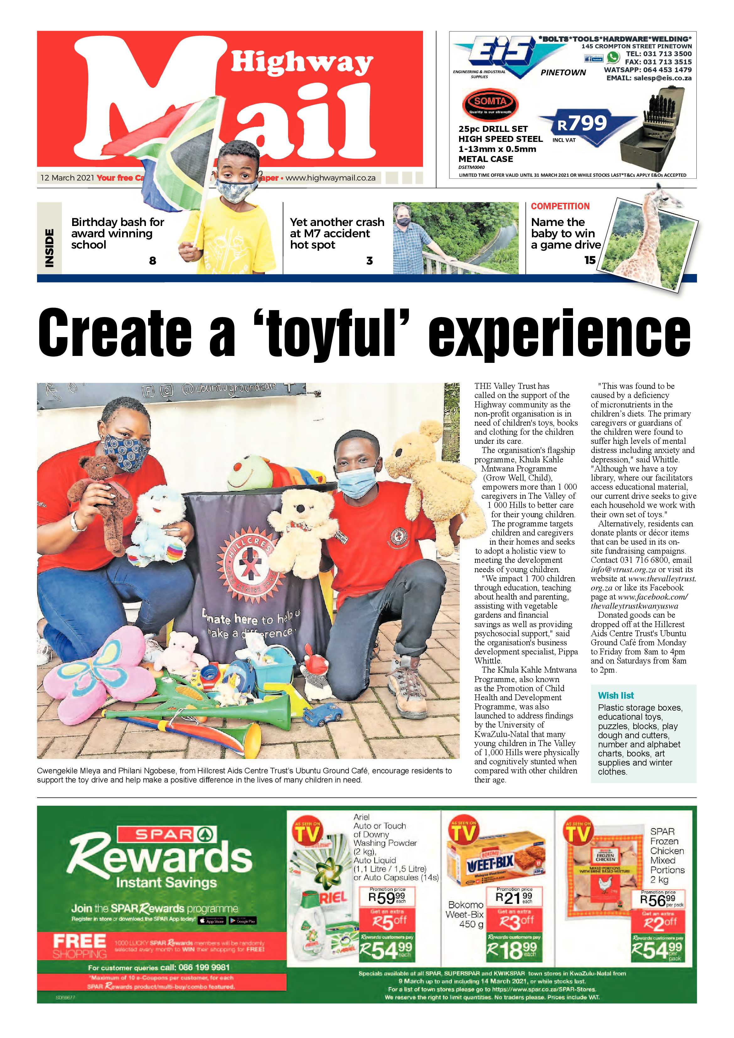 Highway Mail 12 March 2021 page 1