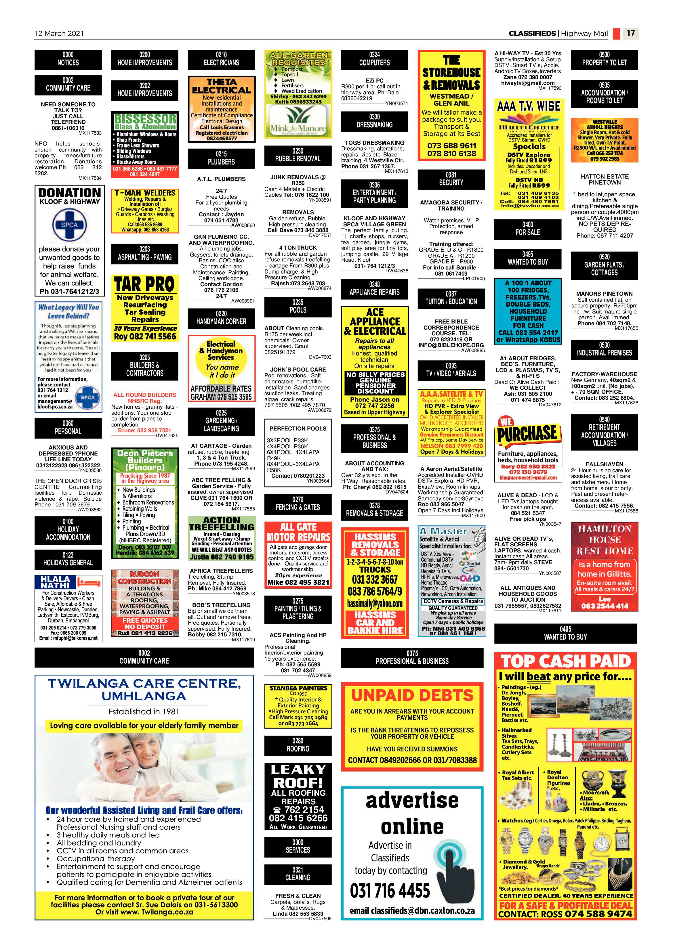 Highway Mail 12 March 2021 page 17